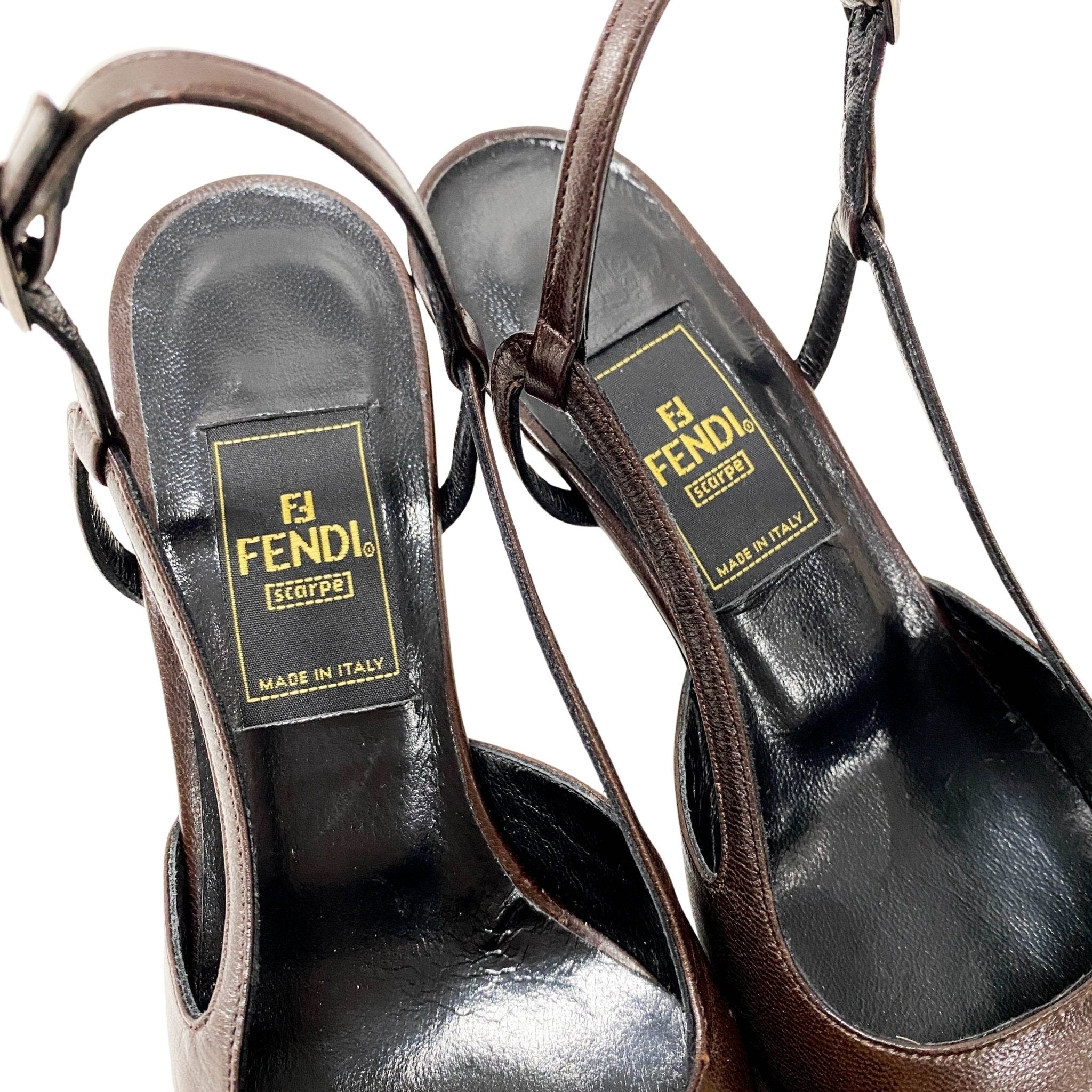 FENDI Leopard Pony Hair Sandals 36 1/2, in , Sold by HIVE PRELOVED - Sandals, ,