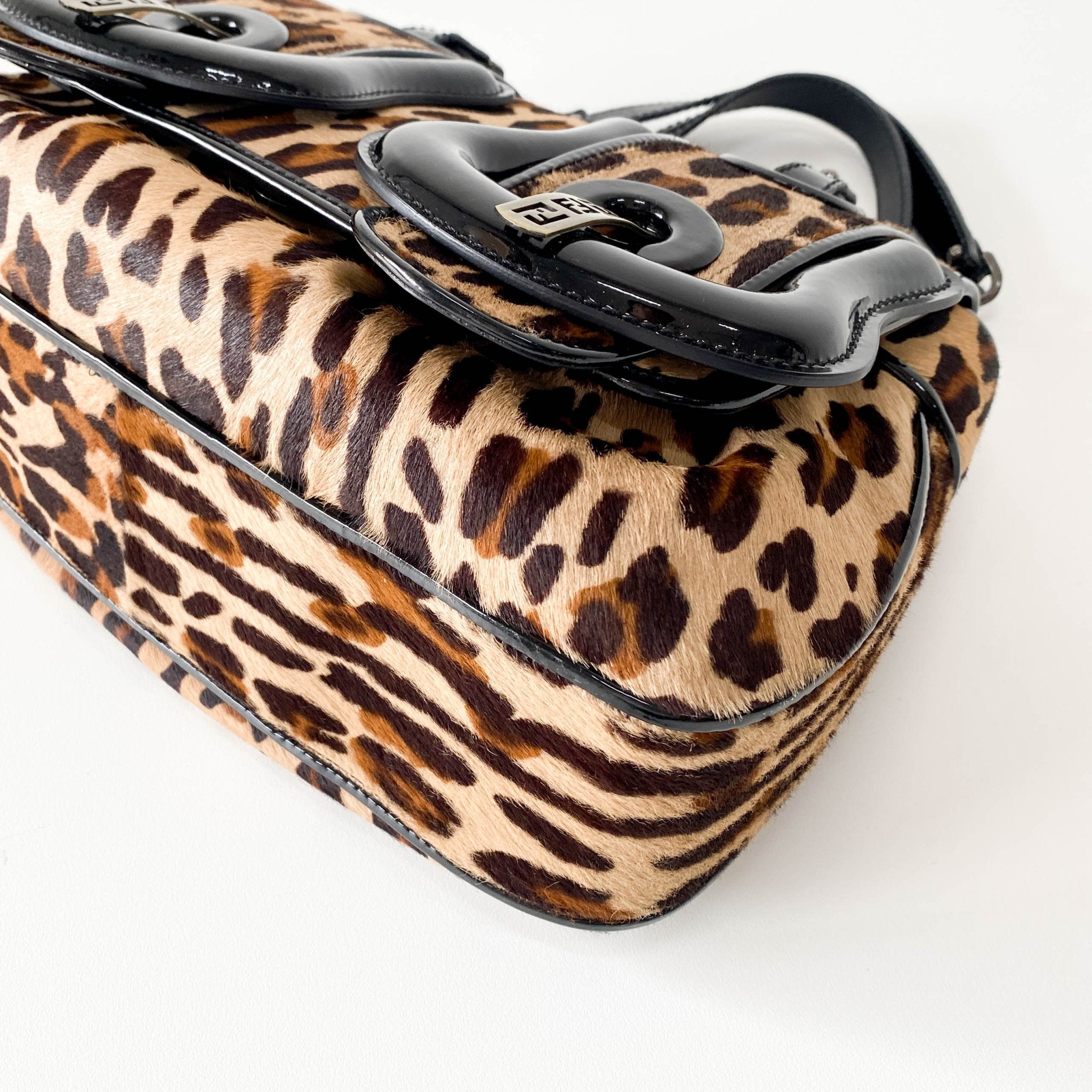 FENDI Leopard Print Calf Hair Bag, in , Sold by HIVE PRELOVED - Shoulder Bags, ,