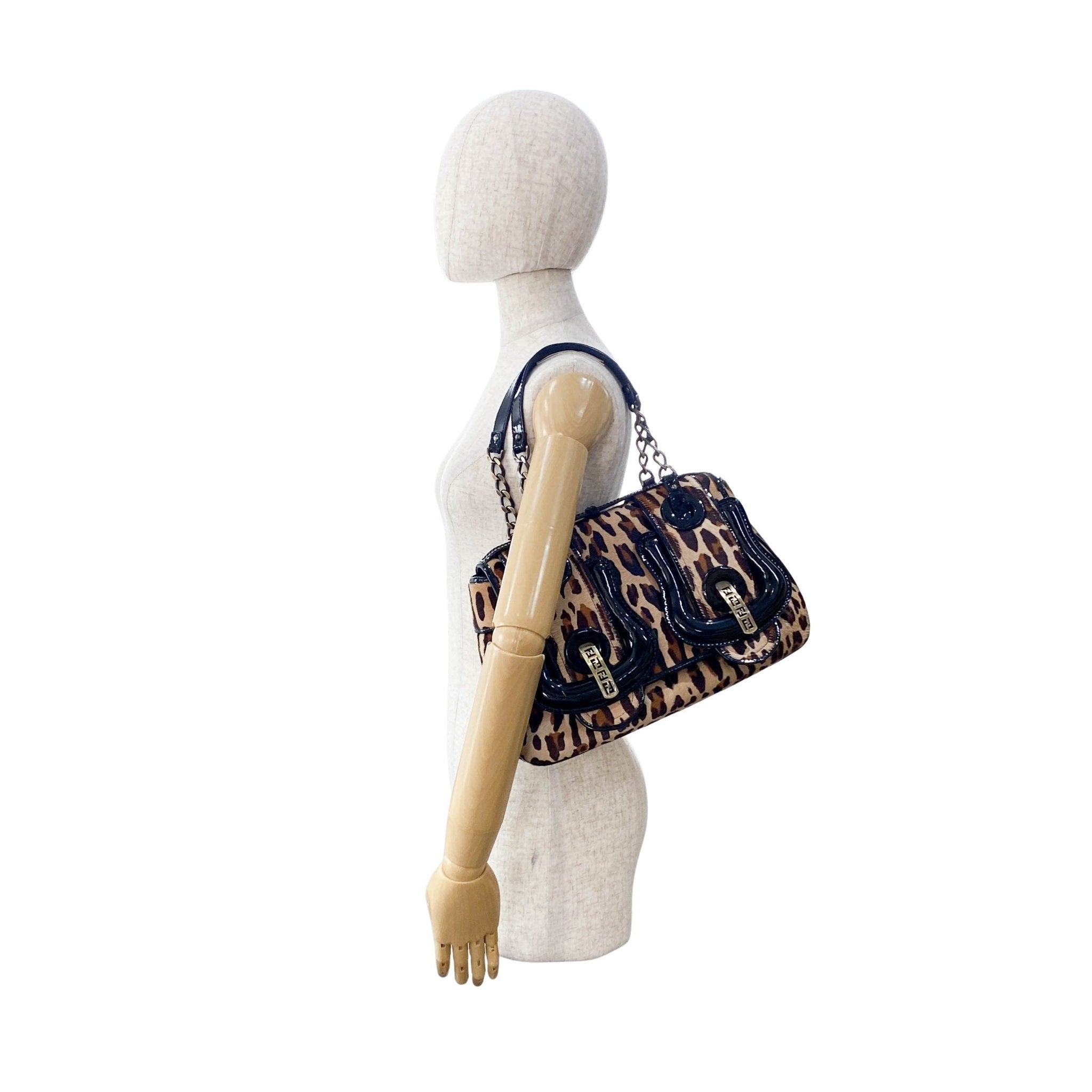 FENDI Leopard Print Calf Hair Bag, in , Sold by HIVE PRELOVED - Shoulder Bags, ,