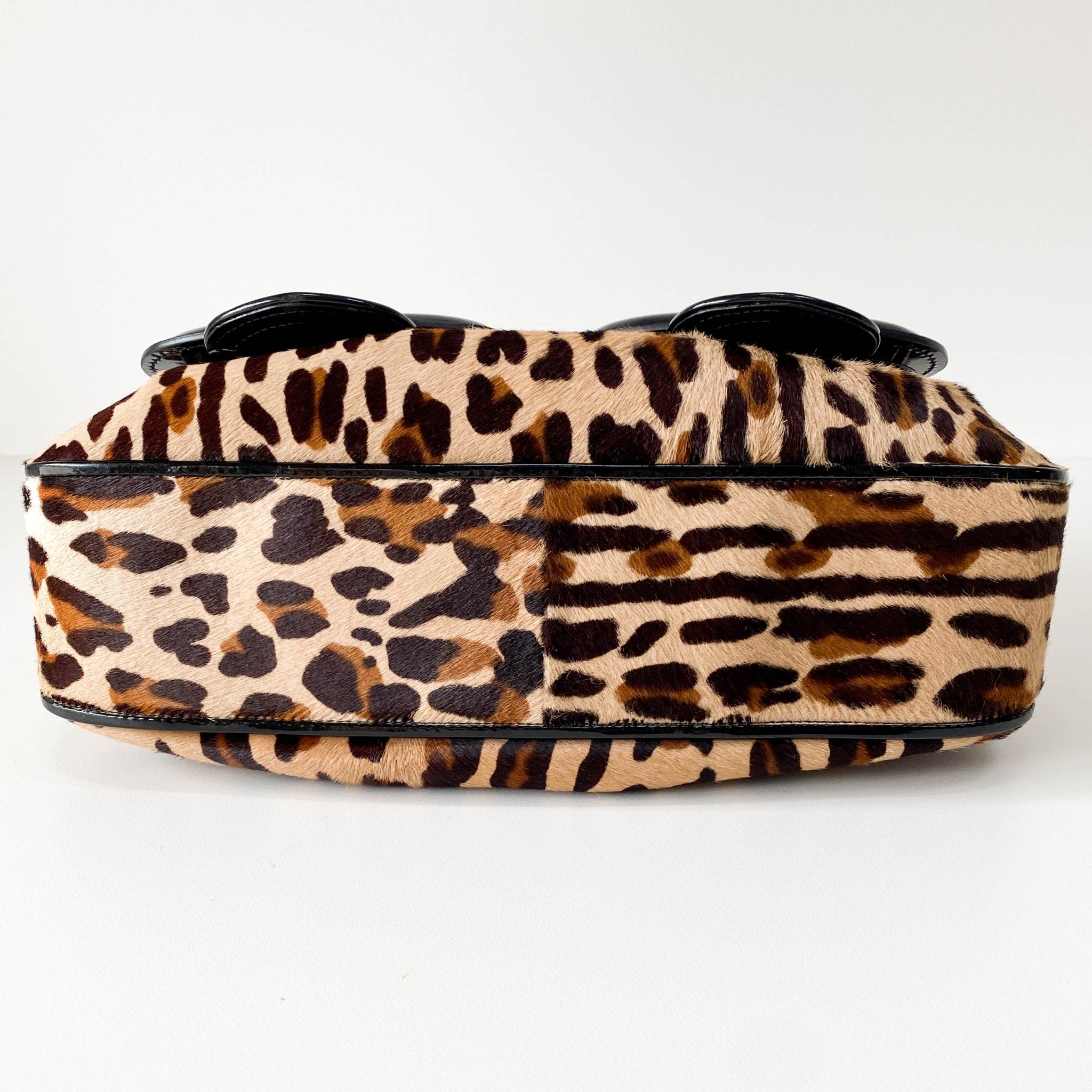 FENDI Leopard Print Calf Hair Bag, in , Sold by HIVE PRELOVED - Shoulder Bags, ,