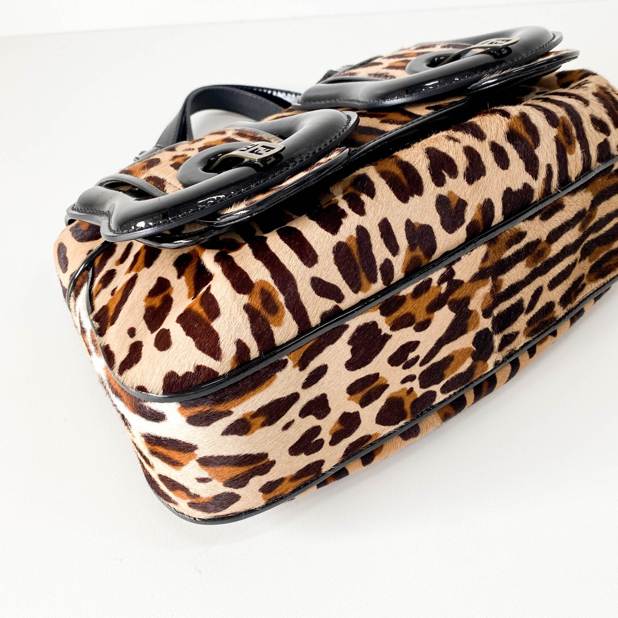 FENDI Leopard Print Calf Hair Bag, in , Sold by HIVE PRELOVED - Shoulder Bags, ,