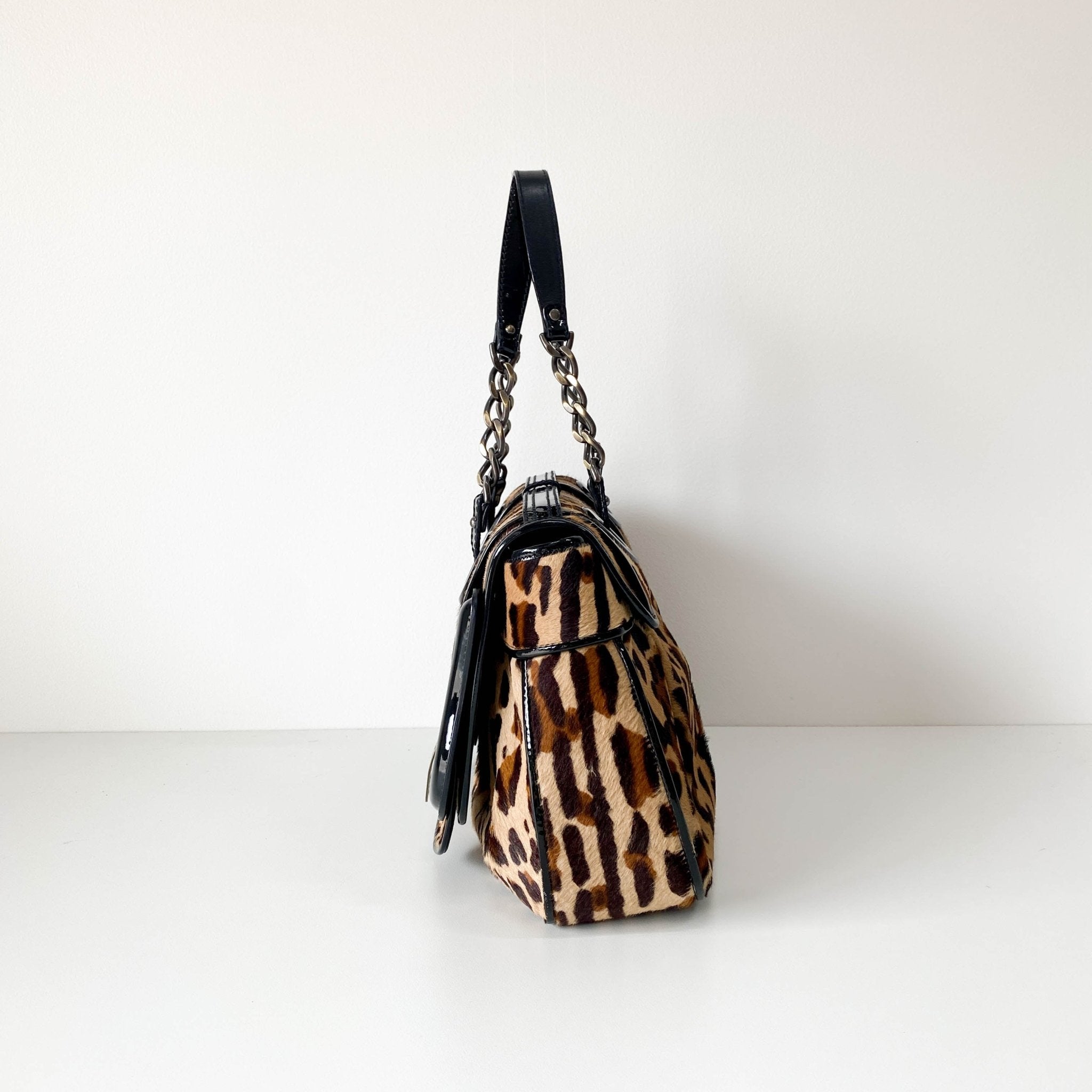 FENDI Leopard Print Calf Hair Bag, in , Sold by HIVE PRELOVED - Shoulder Bags, ,