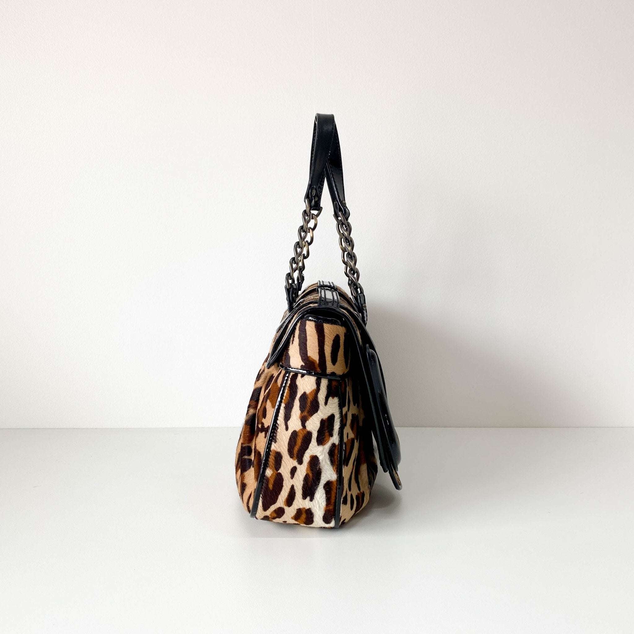 FENDI Leopard Print Calf Hair Bag, in , Sold by HIVE PRELOVED - Shoulder Bags, ,
