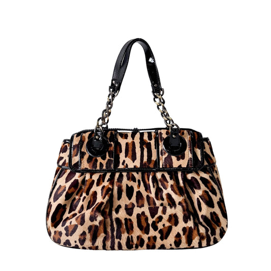 FENDI Leopard Print Double Buckle Flap Shoulder Bag, in , Sold by HIVE PRELOVED - Handle Bags, ,