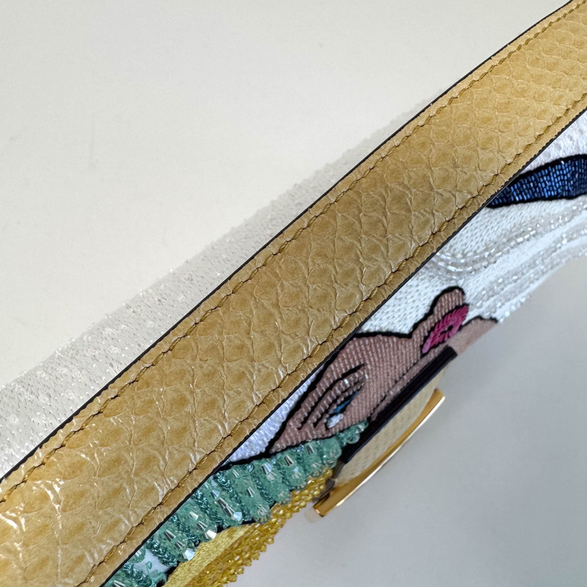 FENDI Limited Edition Baguette Antonio Lopez Embroidery Beads Shoulder Bag, in , Sold by HIVE PRELOVED - Shoulder Bags, ,