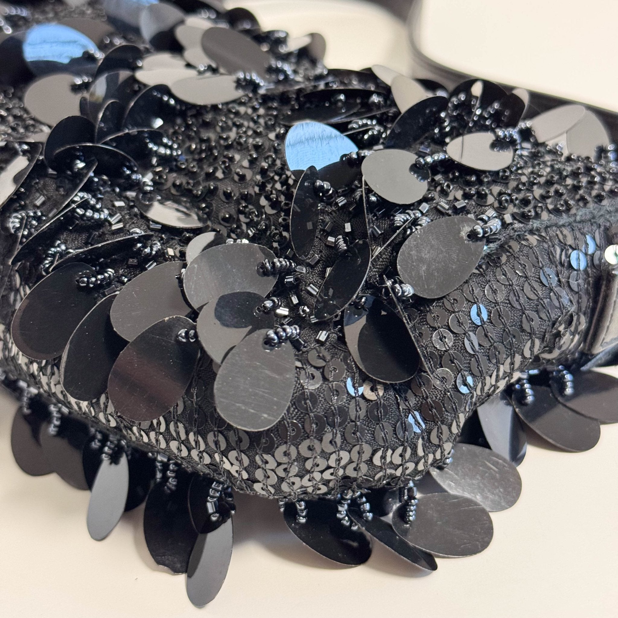 FENDI Limited Edition Baguette Black Sequin and Beaded Shoulder Bag, in , Sold by HIVE PRELOVED - Shoulder Bags, ,