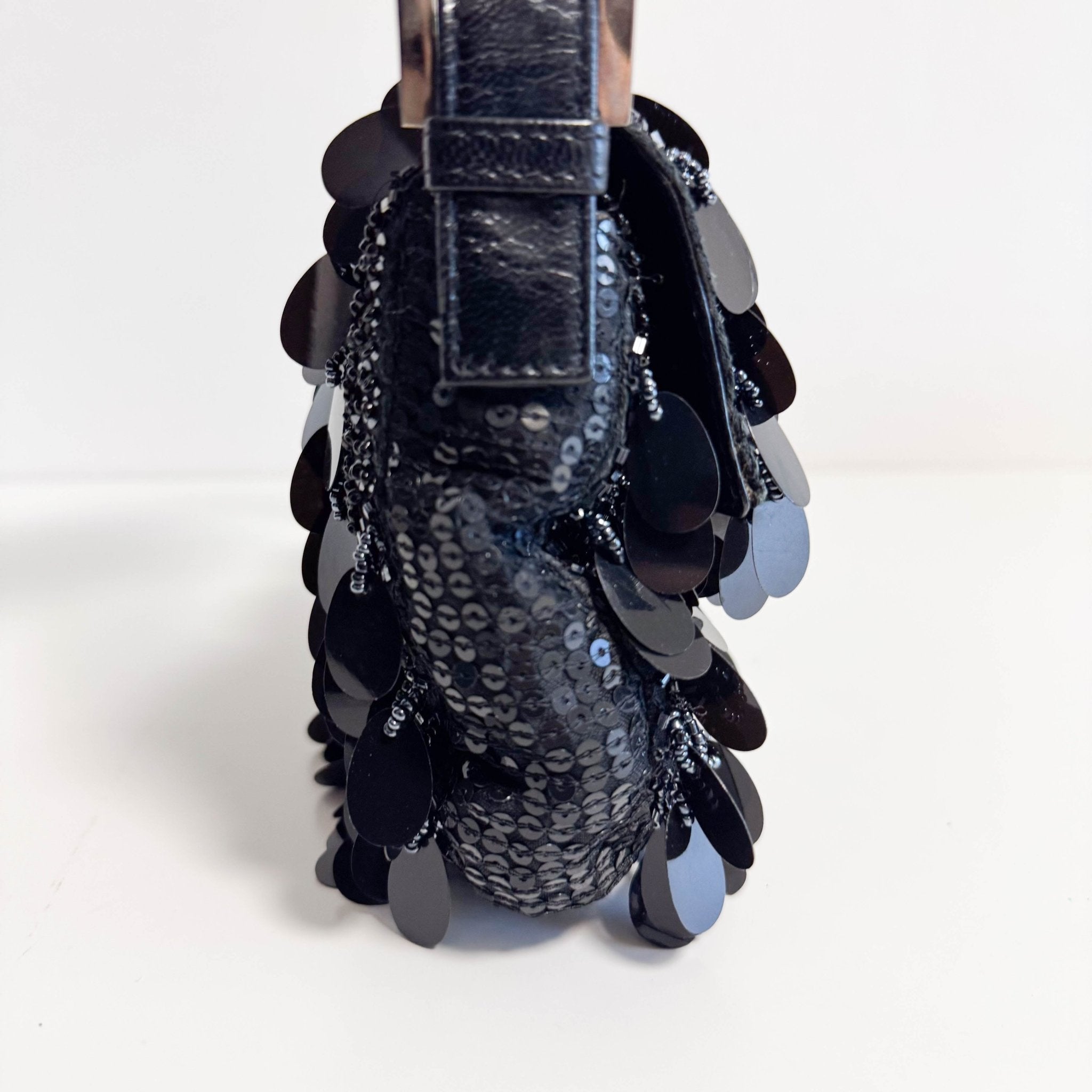 FENDI Limited Edition Baguette Black Sequin and Beaded Shoulder Bag, in , Sold by HIVE PRELOVED - Shoulder Bags, ,