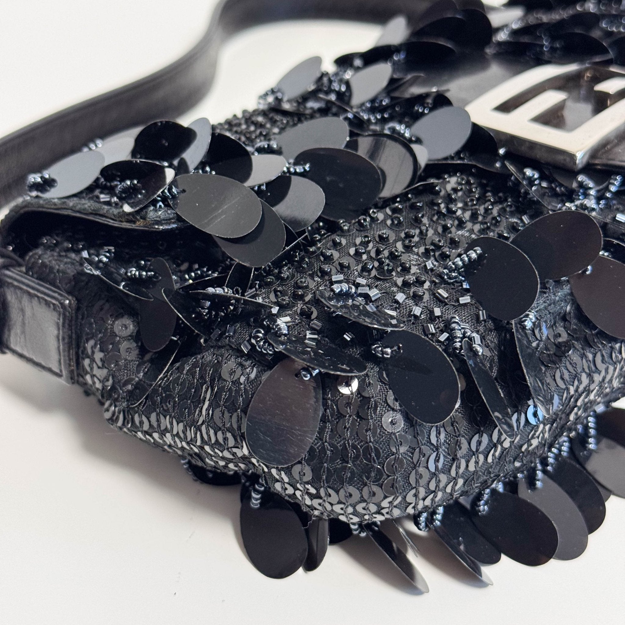 FENDI Limited Edition Baguette Black Sequin and Beaded Shoulder Bag, in , Sold by HIVE PRELOVED - Shoulder Bags, ,