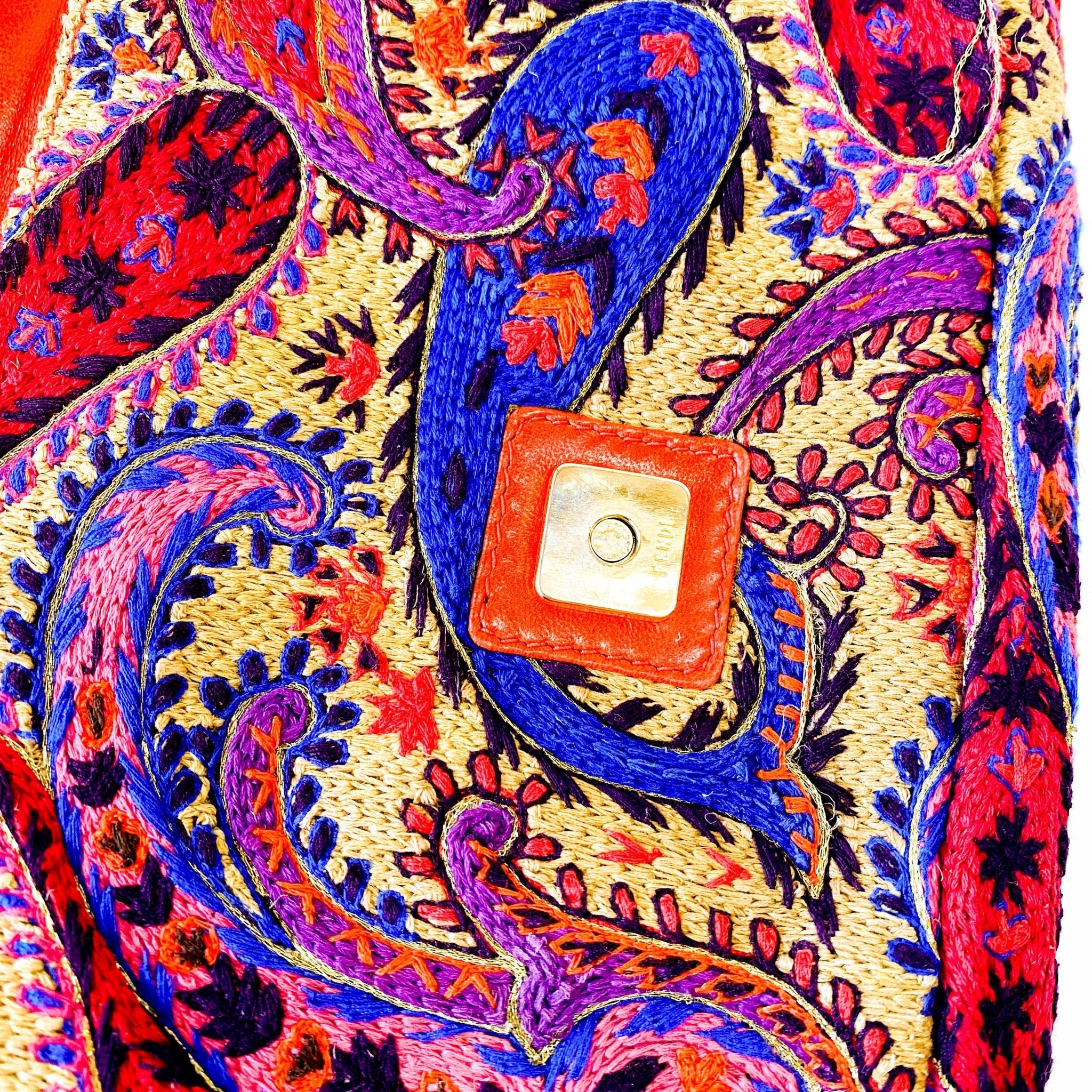 FENDI Limited Edition Baguette Multi - colour Embroidered Shoulder Bag, in , Sold by HIVE PRELOVED - Shoulder Bags, ,