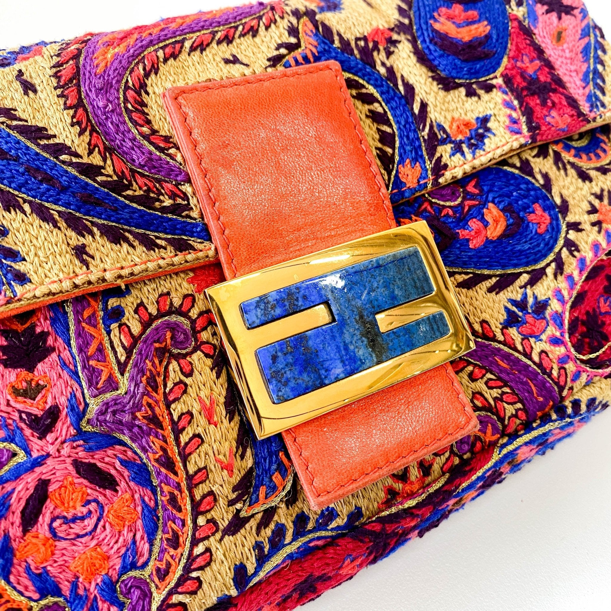 FENDI Limited Edition Baguette Multi - colour Embroidered Shoulder Bag, in , Sold by HIVE PRELOVED - Shoulder Bags, ,