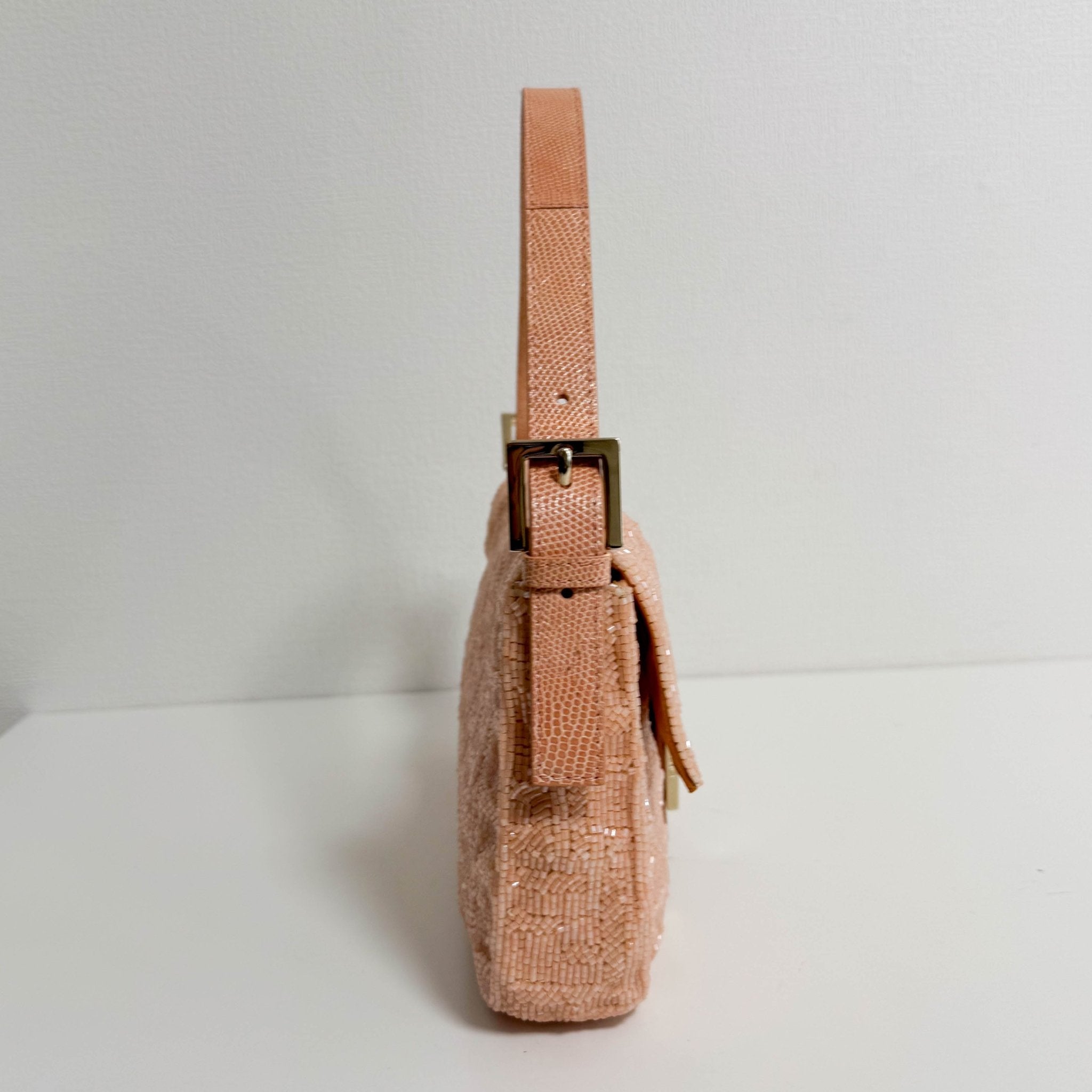 FENDI Limited Edition Baguette Orange Beaded Shoulder Bag, in , Sold by HIVE PRELOVED - Shoulder Bags, ,