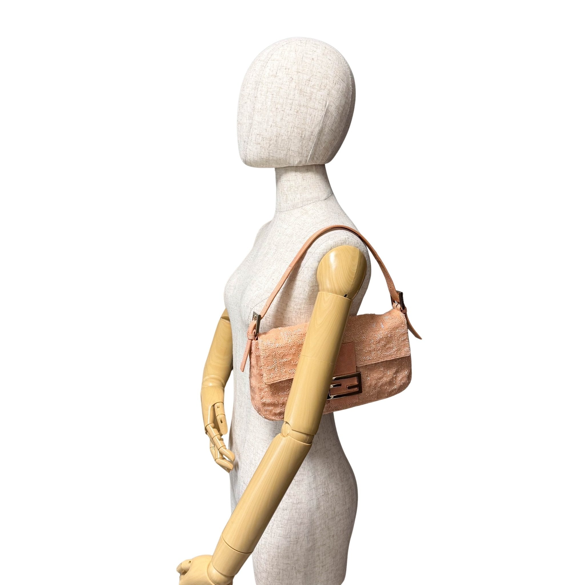 FENDI Limited Edition Baguette Orange Beaded Shoulder Bag, in , Sold by HIVE PRELOVED - Shoulder Bags, ,