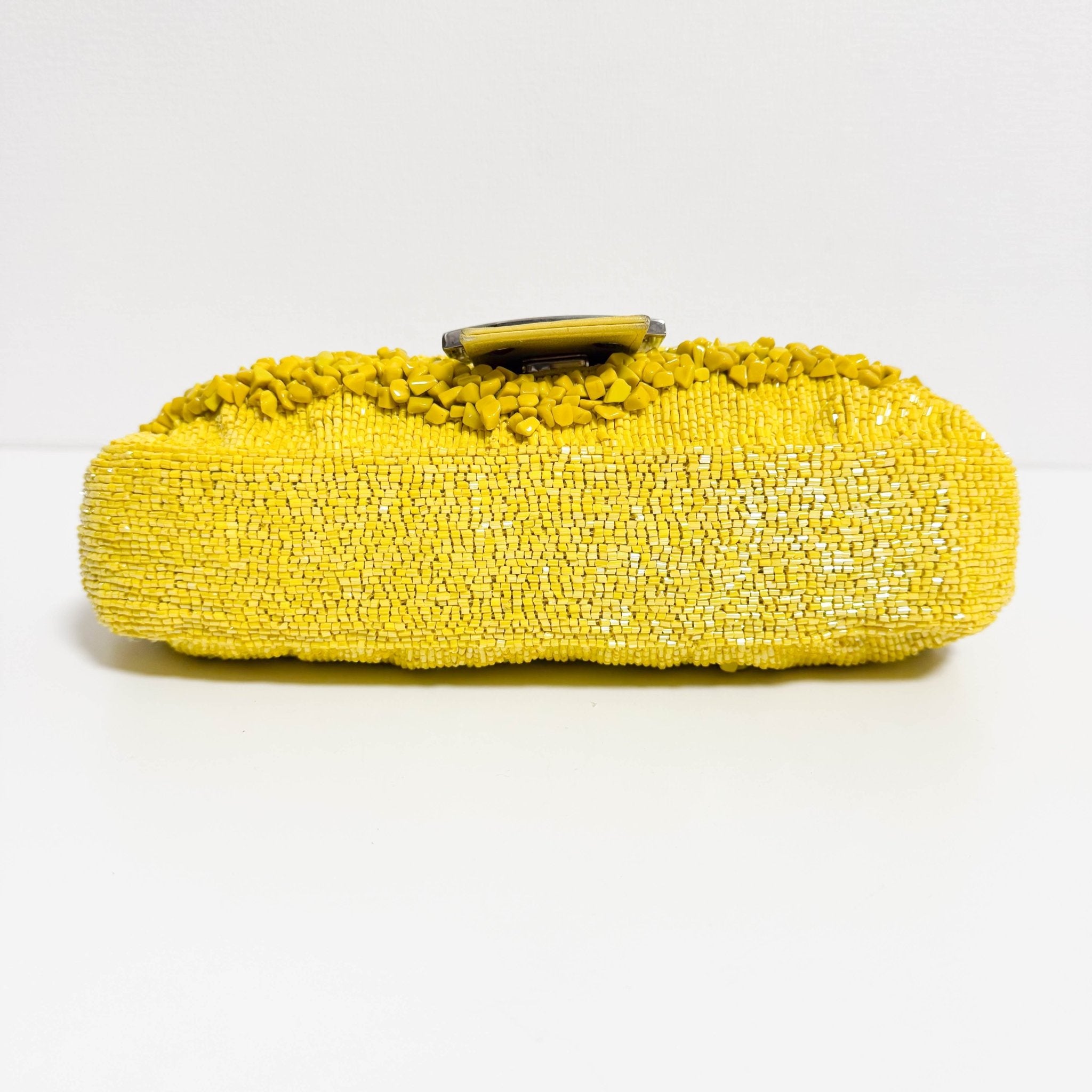 FENDI Limited Edition Baguette Yellow Beaded Shoulder Bag, in , Sold by HIVE PRELOVED - Shoulder Bags, ,