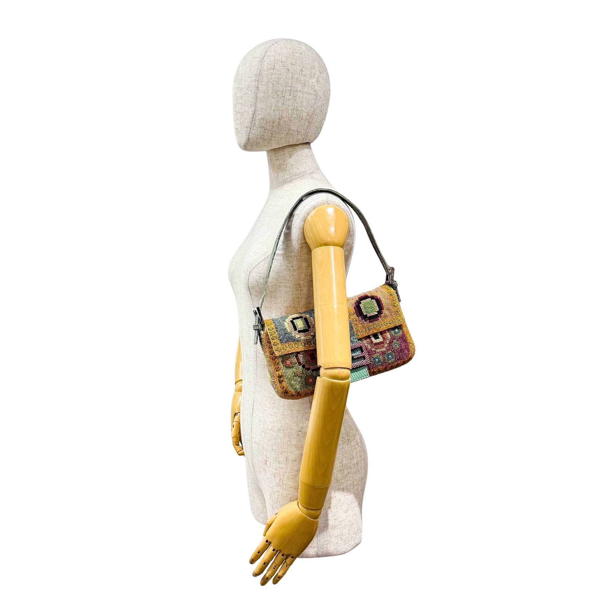 FENDI Limited Edition Multi - colour Beaded Baguette, in , Sold by HIVE PRELOVED - Shoulder Bags, ,