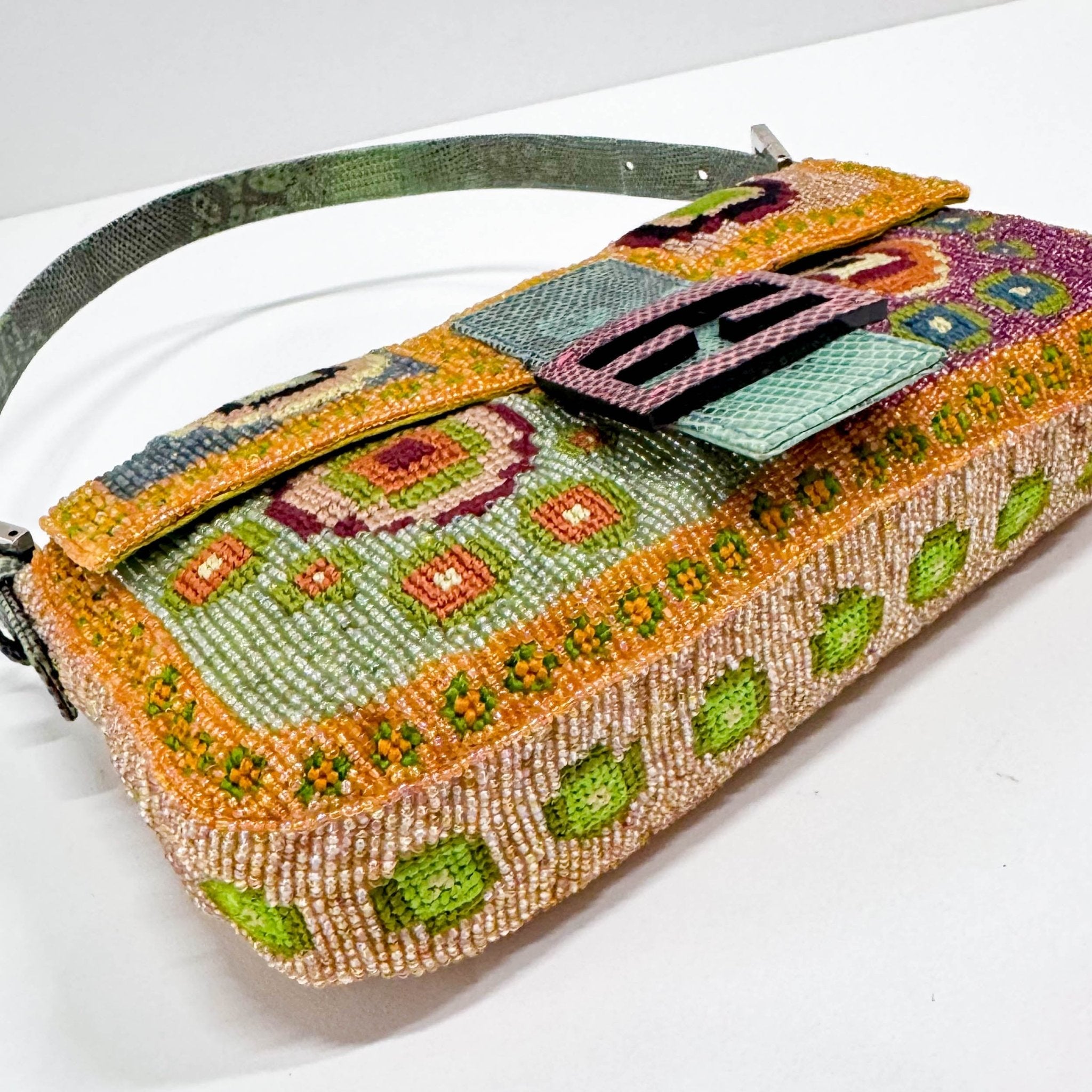 FENDI Limited Edition Multi - colour Beaded Baguette, in , Sold by HIVE PRELOVED - Shoulder Bags, ,