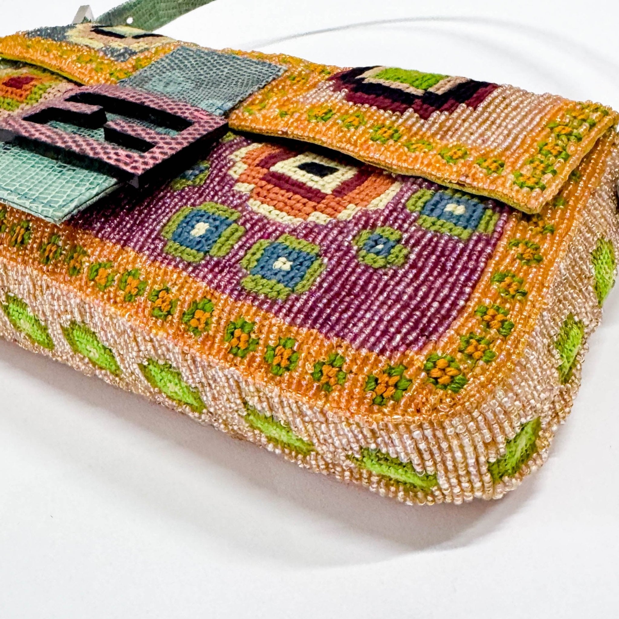 FENDI Limited Edition Multi - colour Beaded Baguette, in , Sold by HIVE PRELOVED - Shoulder Bags, ,