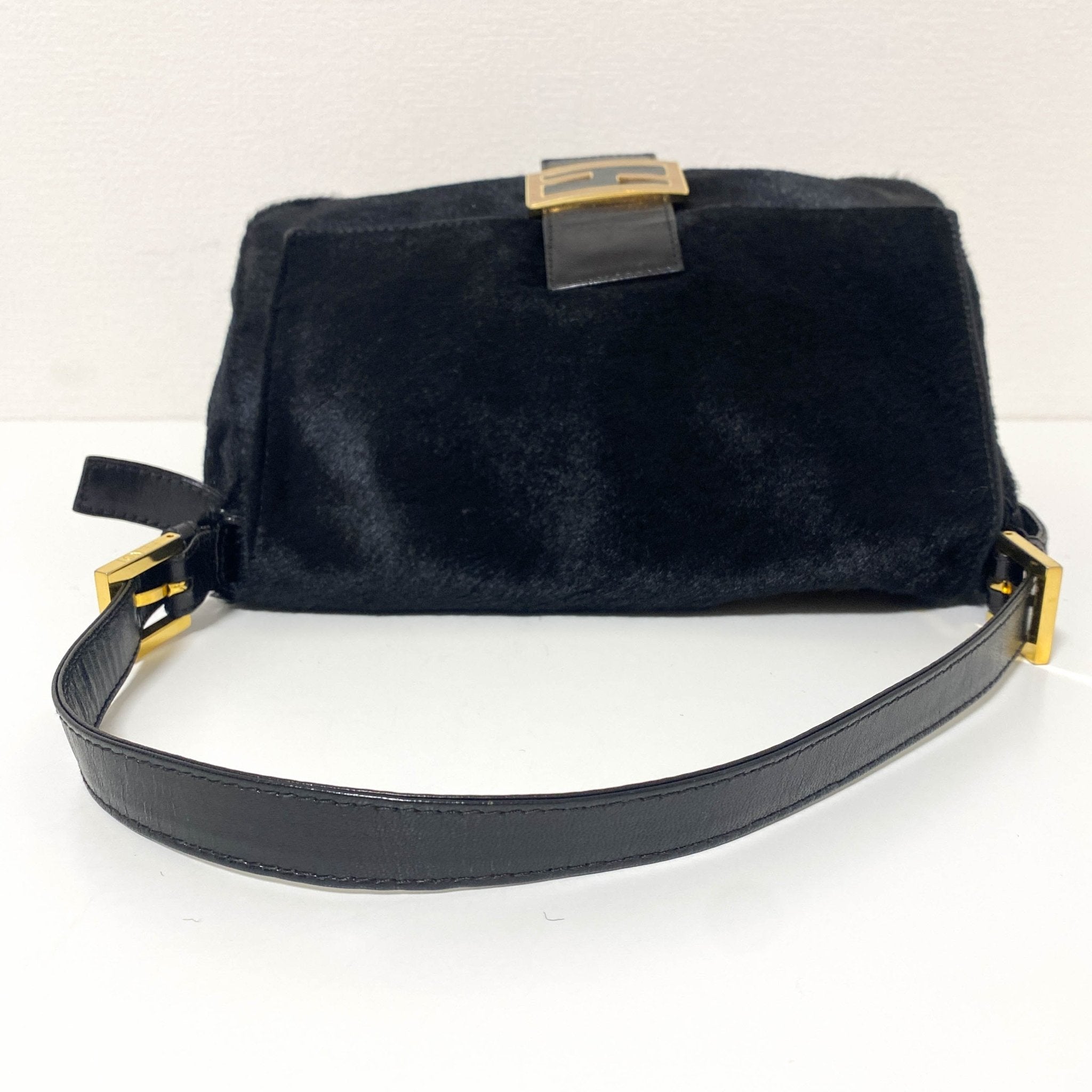 FENDI Mamma Baguette Black Pony Hair, in , Sold by HIVE PRELOVED - Shoulder Bags, ,