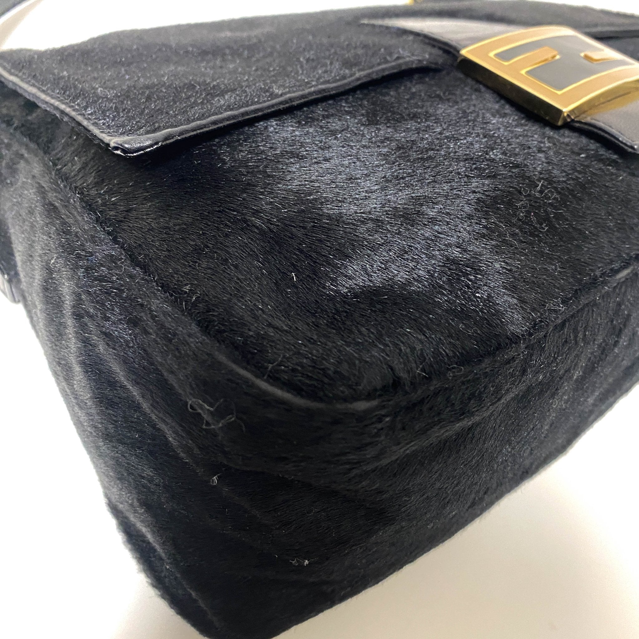 FENDI Mamma Baguette Black Pony Hair, in , Sold by HIVE PRELOVED - Shoulder Bags, ,