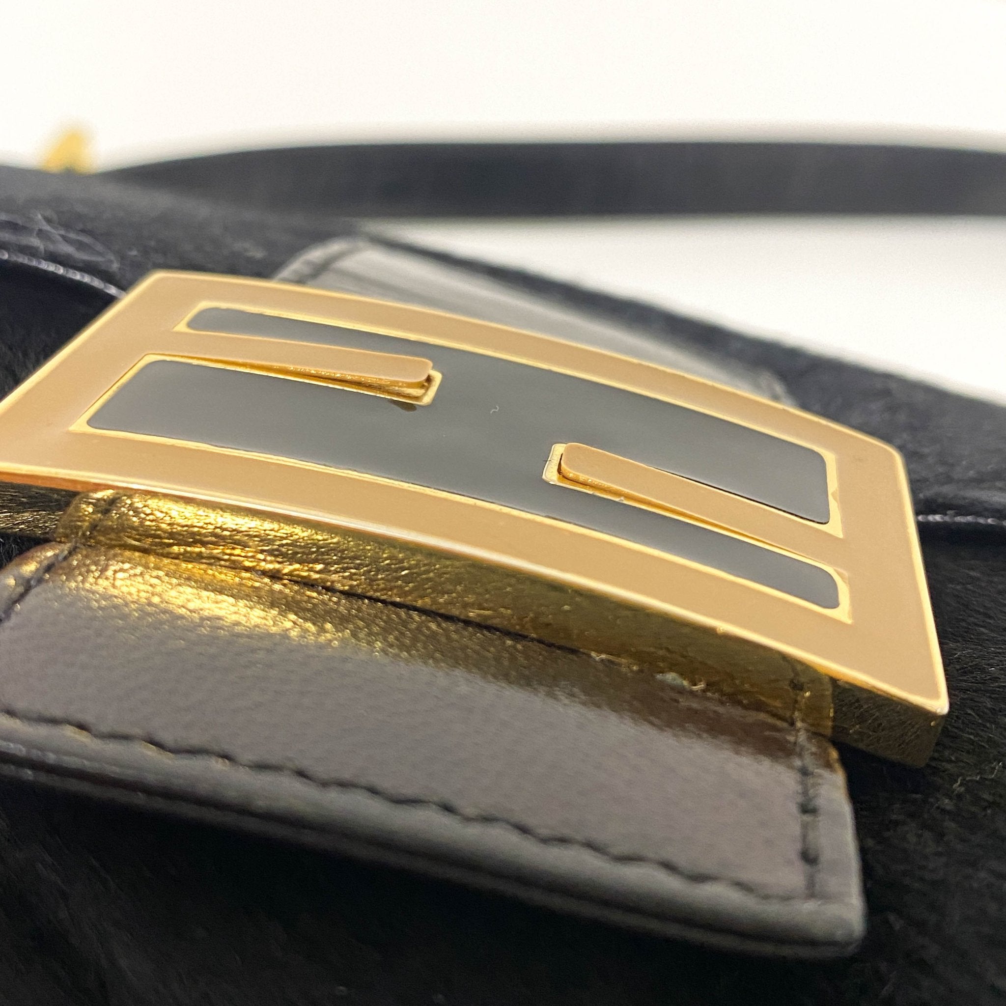 FENDI Mamma Baguette Black Pony Hair, in , Sold by HIVE PRELOVED - Shoulder Bags, ,
