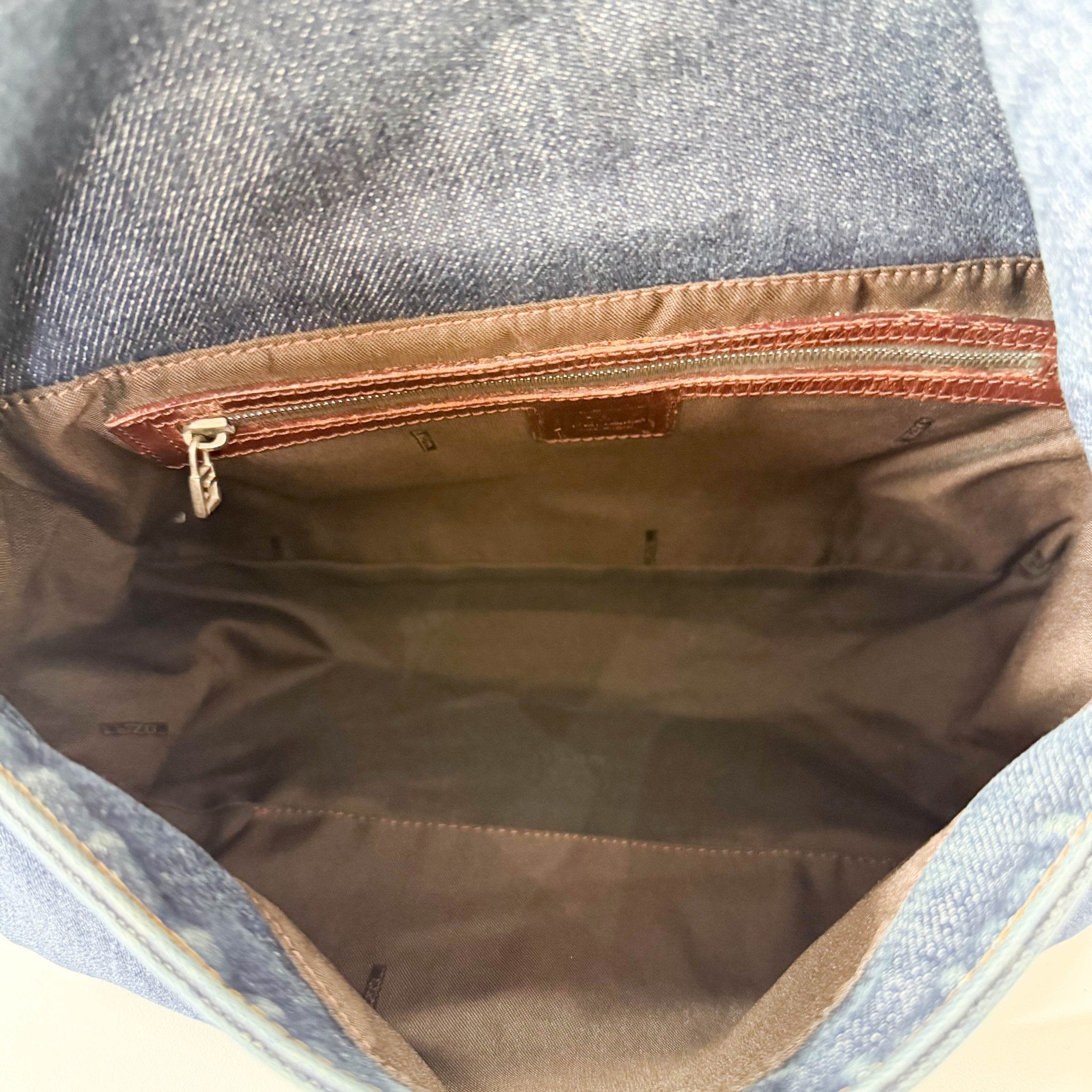 FENDI Mamma Baguette Blue Denim, in , Sold by HIVE PRELOVED - Shoulder Bags, ,