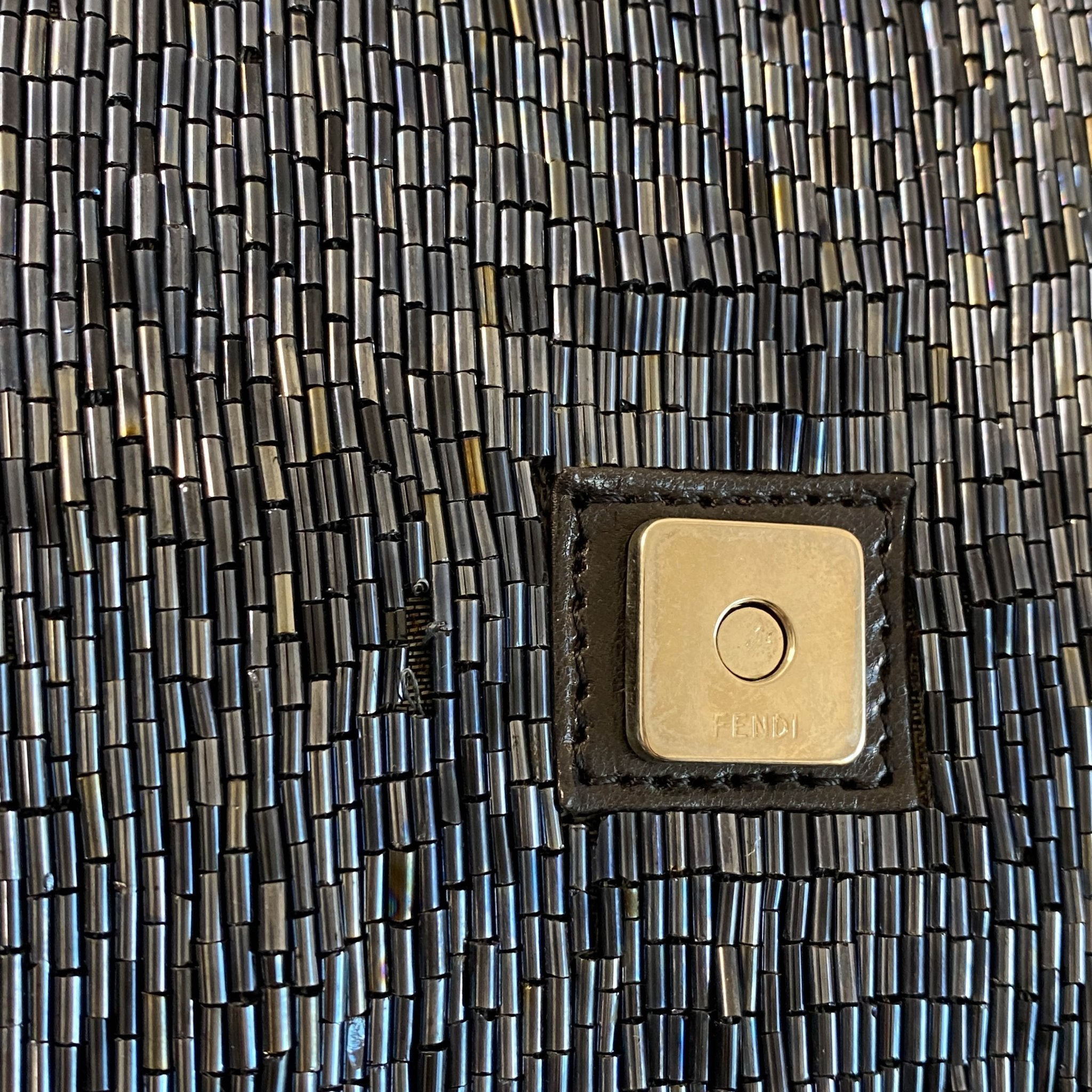 FENDI Mamma Baguette Dark Navy Beaded Shoulder Bag, in , Sold by HIVE PRELOVED - Shoulder Bags, ,