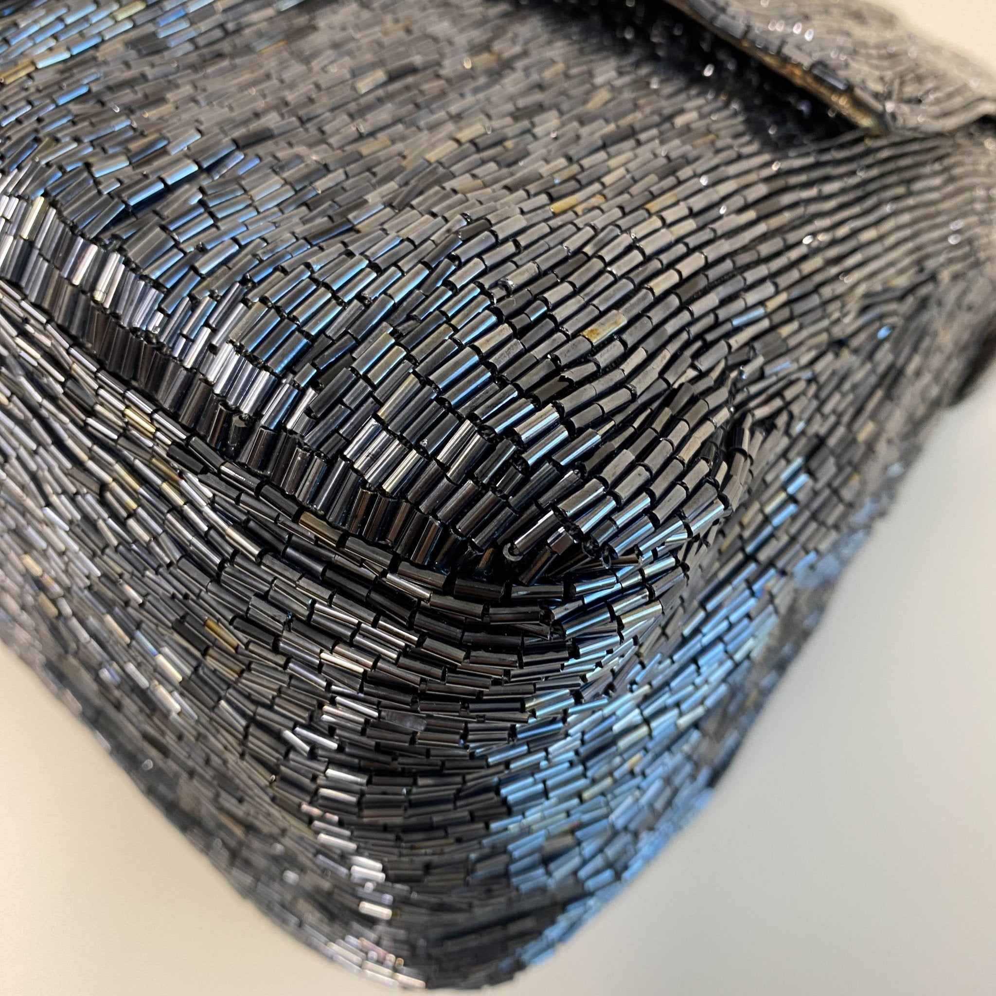 FENDI Mamma Baguette Dark Navy Beaded Shoulder Bag, in , Sold by HIVE PRELOVED - Shoulder Bags, ,