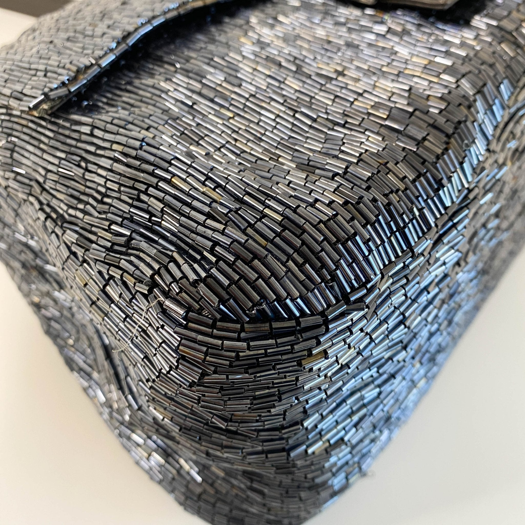 FENDI Mamma Baguette Dark Navy Beaded Shoulder Bag, in , Sold by HIVE PRELOVED - Shoulder Bags, ,