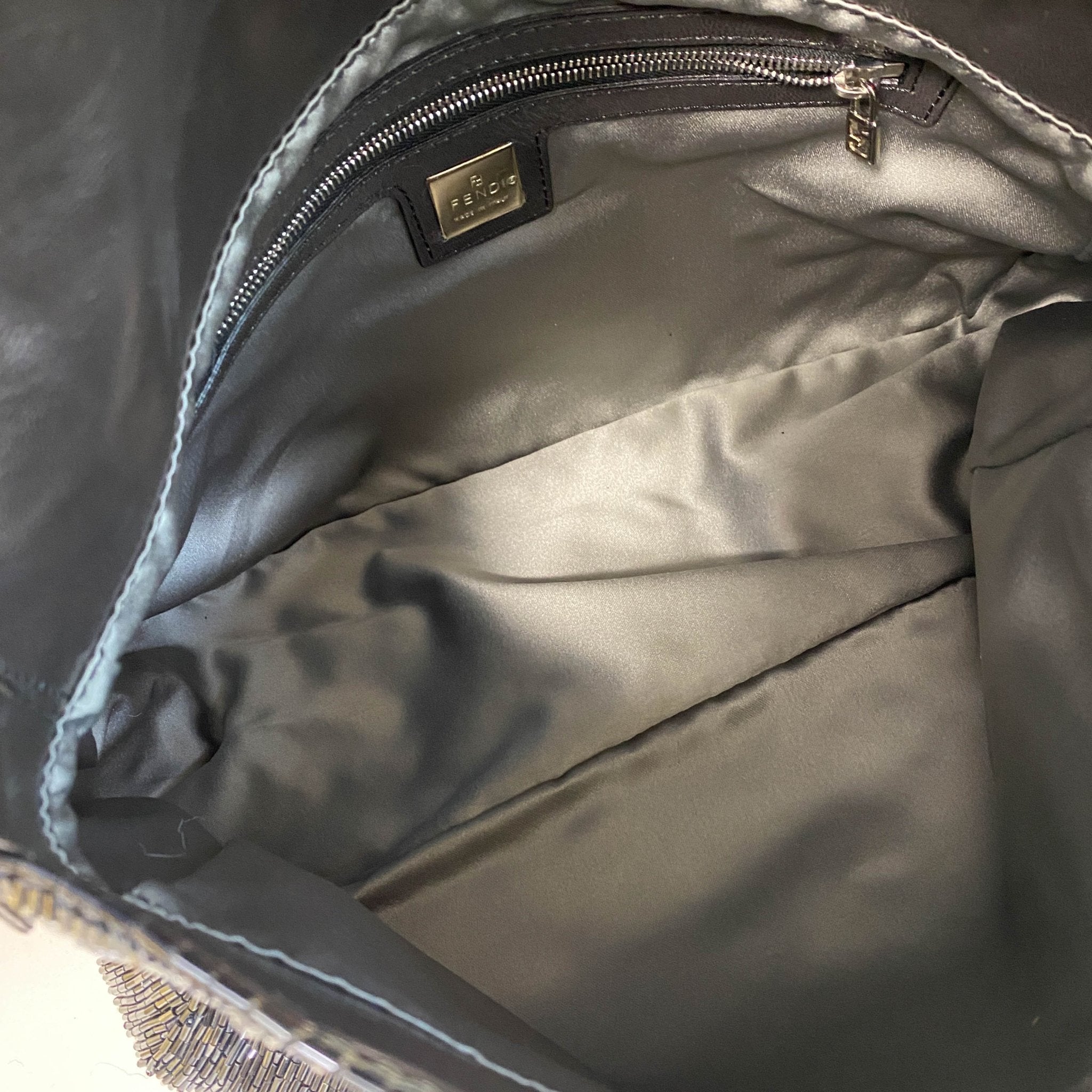 FENDI Mamma Baguette Dark Navy Beaded Shoulder Bag, in , Sold by HIVE PRELOVED - Shoulder Bags, ,