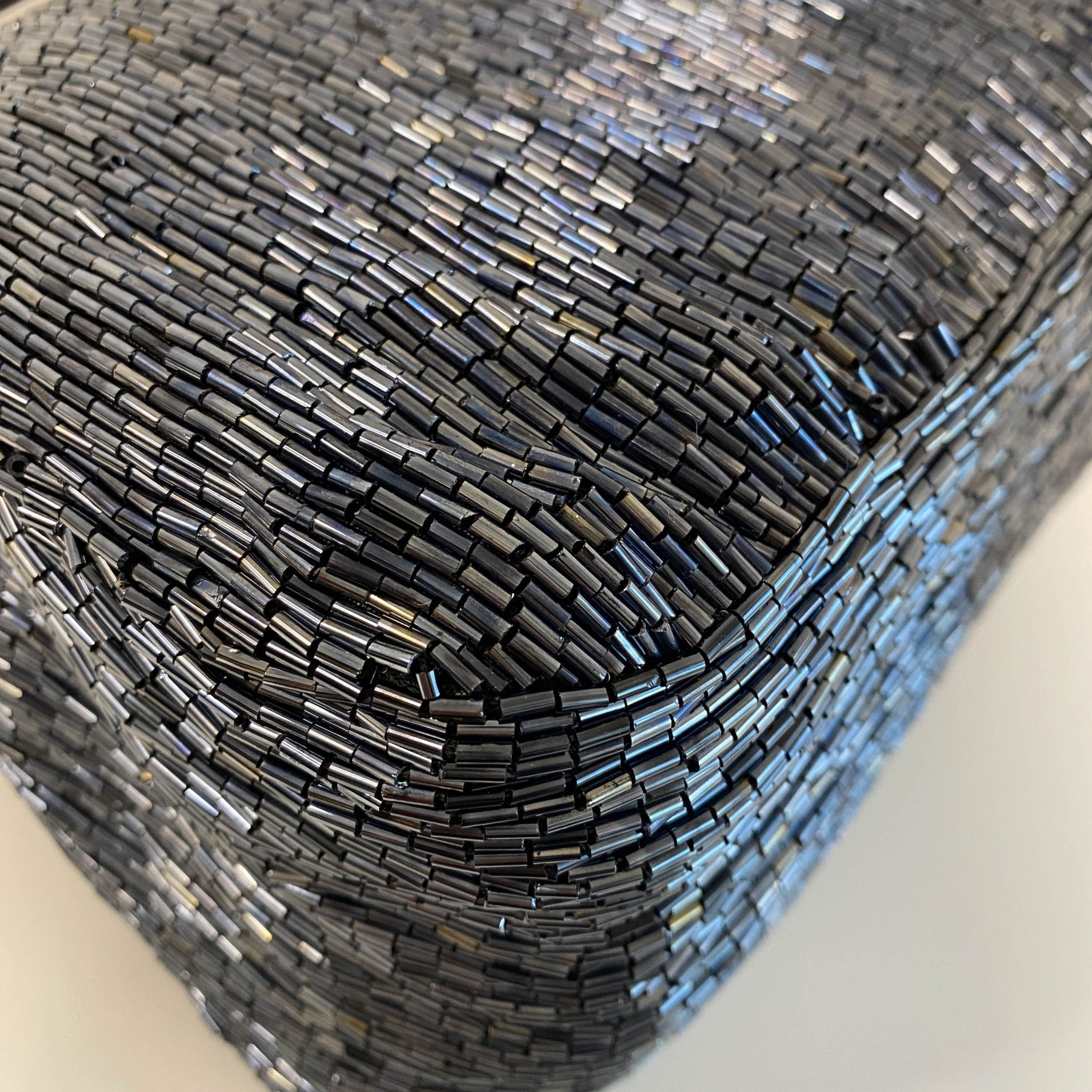 FENDI Mamma Baguette Dark Navy Beaded Shoulder Bag, in , Sold by HIVE PRELOVED - Shoulder Bags, ,