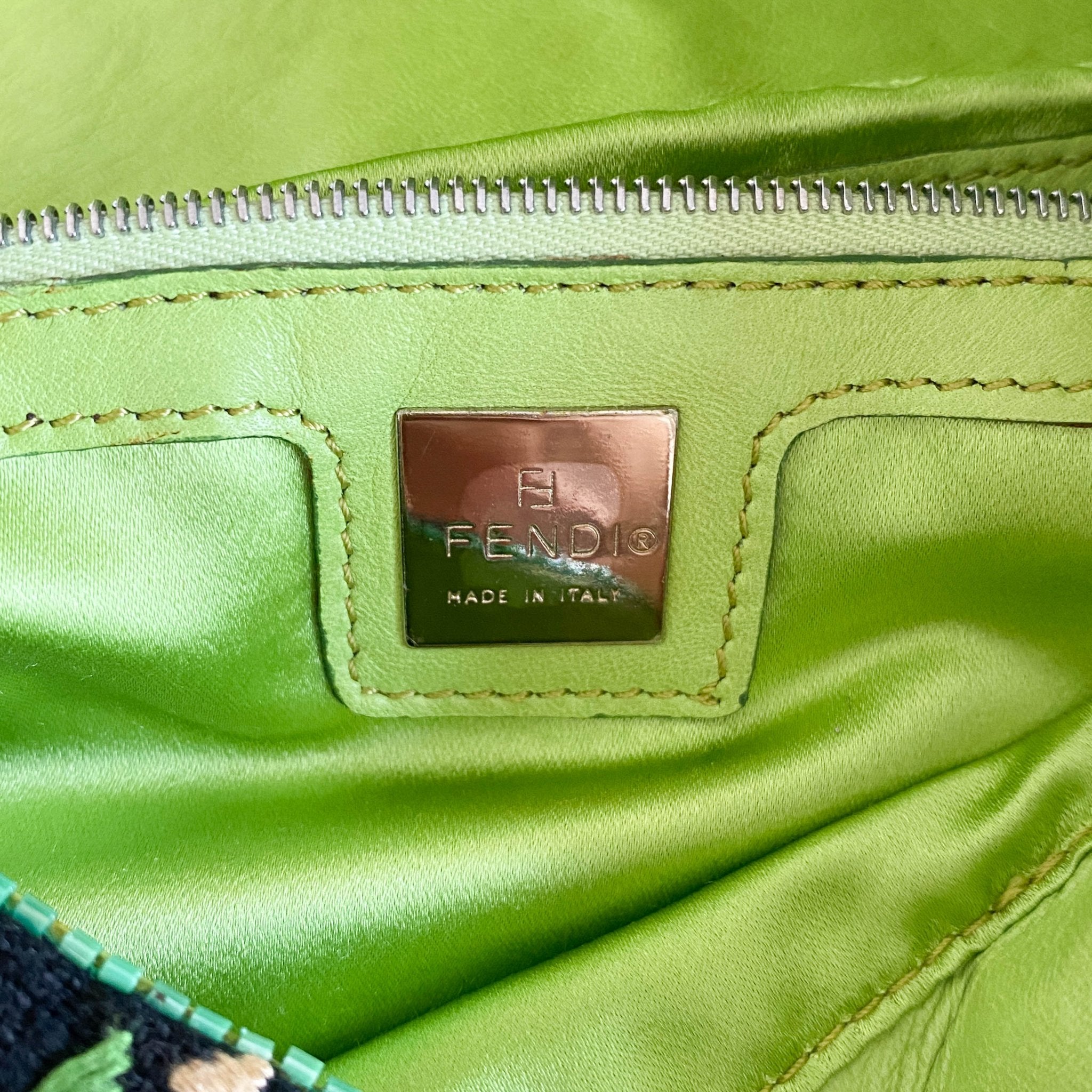 FENDI Mamma Baguette Floral Beaded and Embroidered Shoulder Bag, in , Sold by HIVE PRELOVED - Shoulder Bags, ,