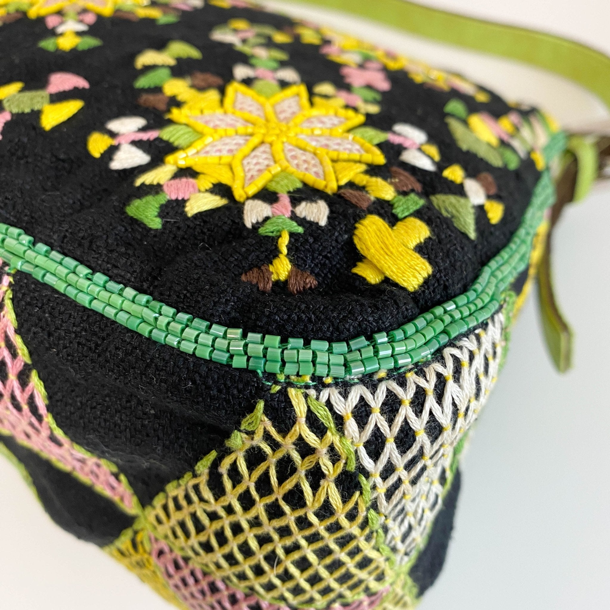 FENDI Mamma Baguette Floral Beaded and Embroidered Shoulder Bag, in , Sold by HIVE PRELOVED - Shoulder Bags, ,
