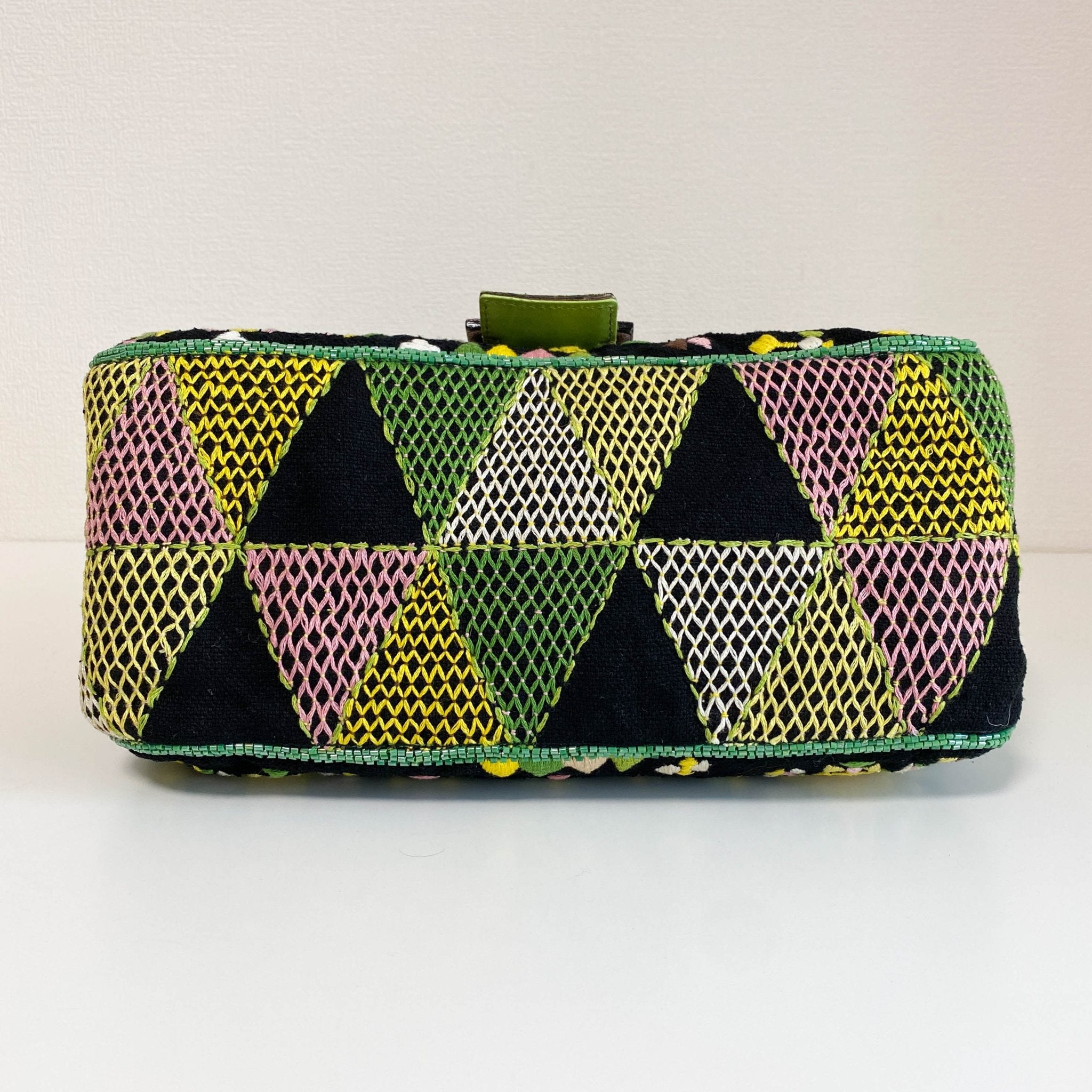 FENDI Mamma Baguette Floral Beaded and Embroidered Shoulder Bag, in , Sold by HIVE PRELOVED - Shoulder Bags, ,