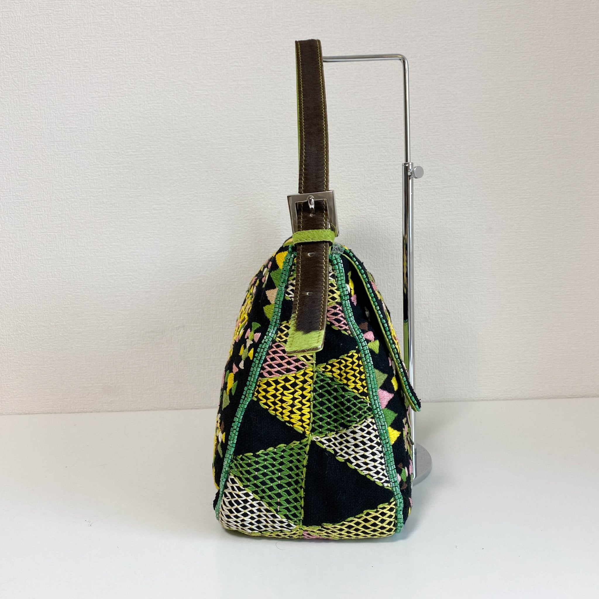 FENDI Mamma Baguette Floral Beaded and Embroidered Shoulder Bag, in , Sold by HIVE PRELOVED - Shoulder Bags, ,