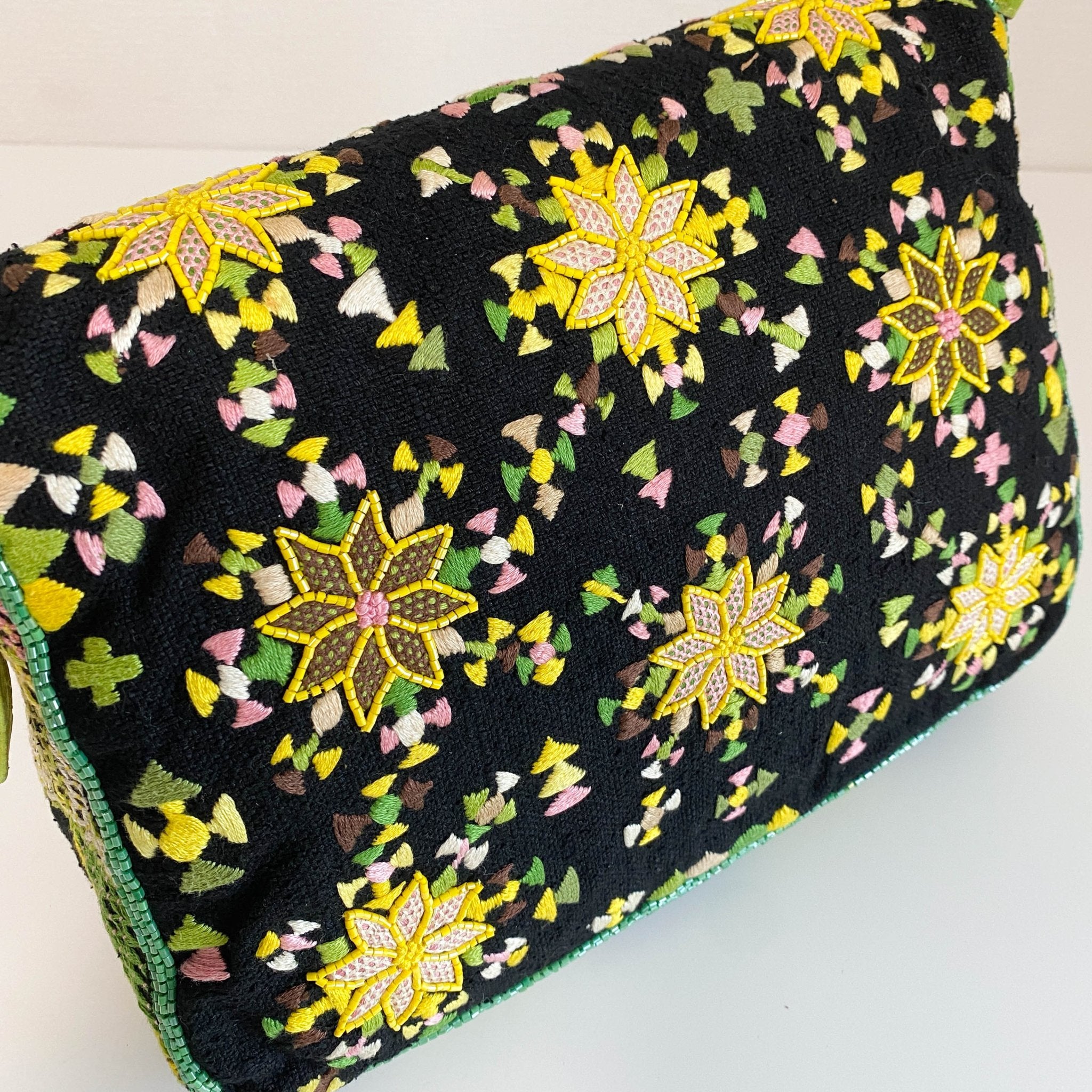 FENDI Mamma Baguette Floral Beaded and Embroidered Shoulder Bag, in , Sold by HIVE PRELOVED - Shoulder Bags, ,