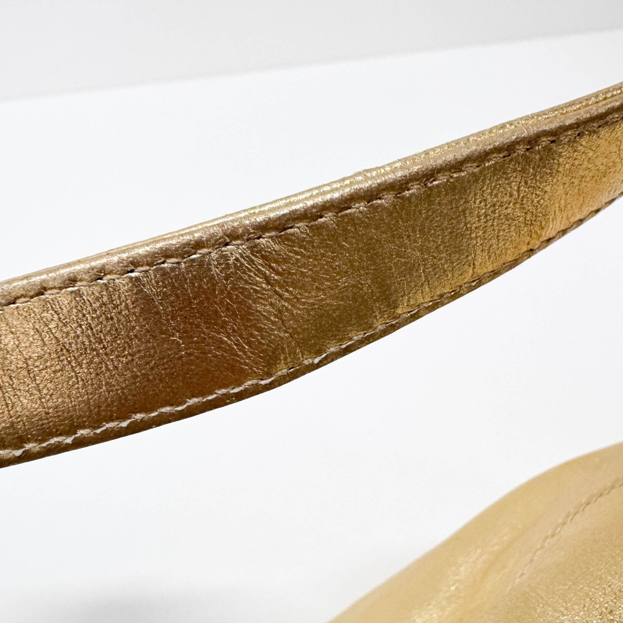 FENDI Mamma Baguette Gold Leather with Rhinestone Buckle Shoulder Bag, in , Sold by HIVE PRELOVED - Shoulder Bags, ,