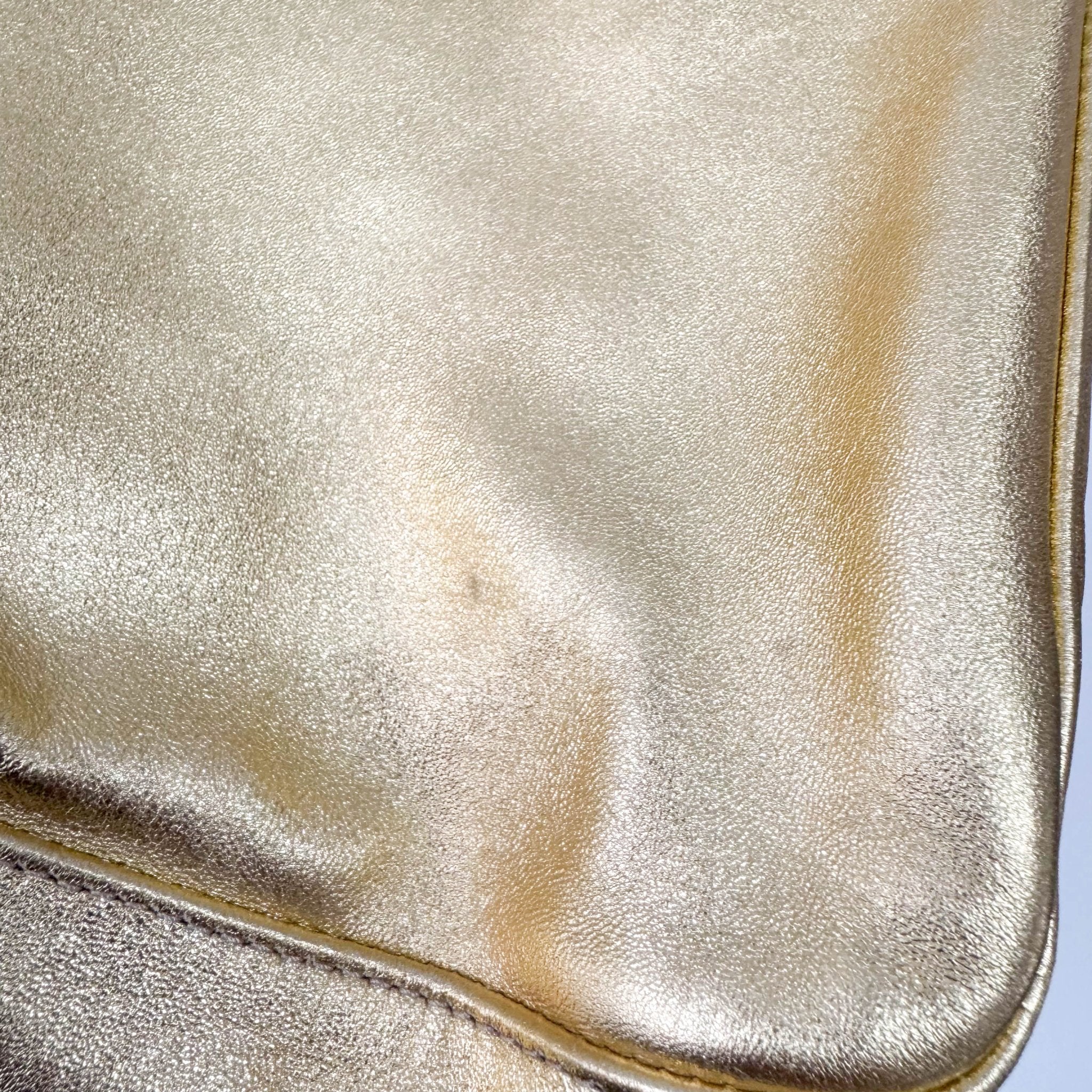 FENDI Mamma Baguette Gold Leather with Rhinestone Buckle Shoulder Bag, in , Sold by HIVE PRELOVED - Shoulder Bags, ,