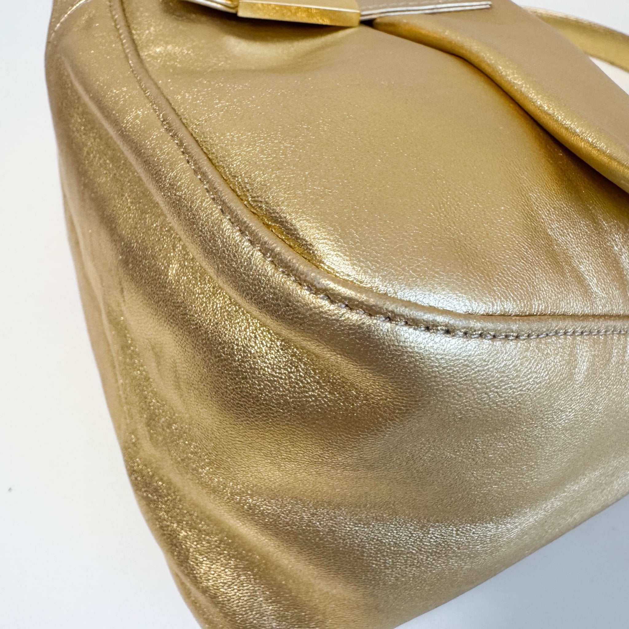 FENDI Mamma Baguette Gold Shoulder Bag, in , Sold by HIVE PRELOVED - Shoulder Bags, ,