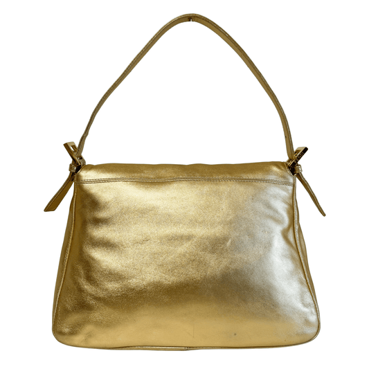 FENDI Mamma Baguette Gold Shoulder Bag, in , Sold by HIVE PRELOVED - Shoulder Bags, ,