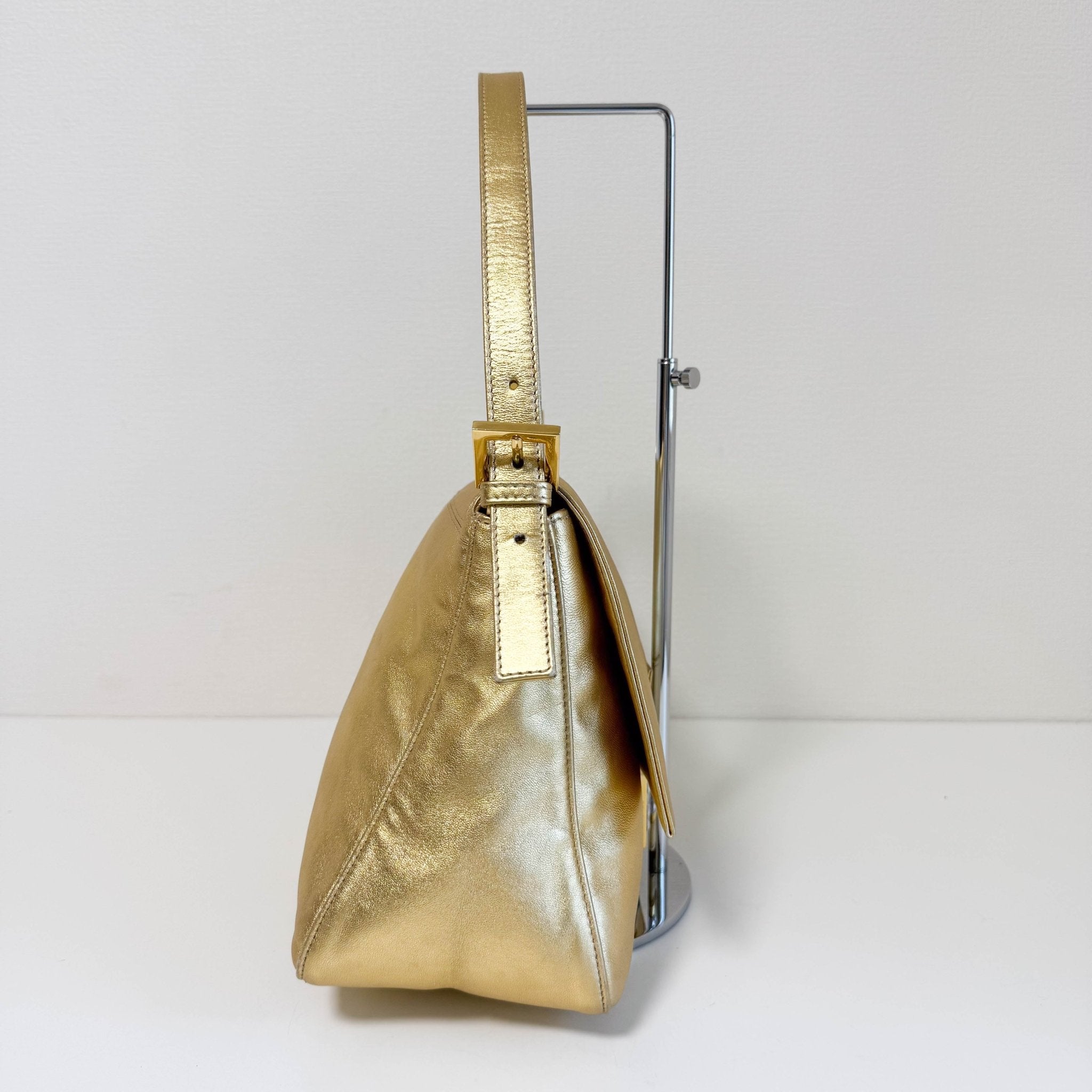 FENDI Mamma Baguette Gold Shoulder Bag, in , Sold by HIVE PRELOVED - Shoulder Bags, ,