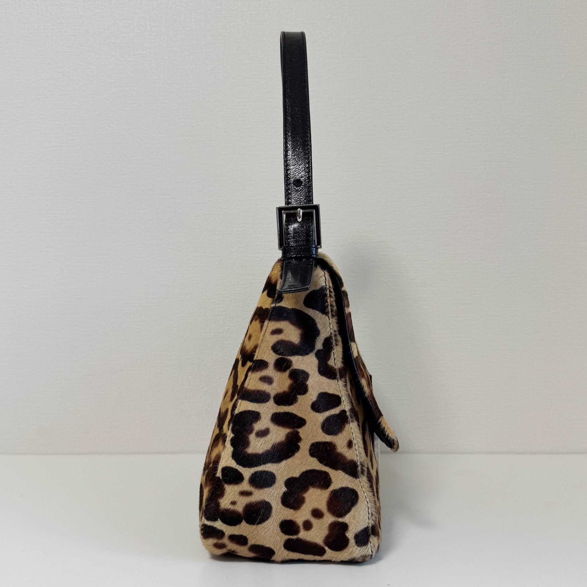 FENDI Mamma Baguette Leopard Pony Hair Shoulder Bag, in , Sold by HIVE PRELOVED - Shoulder Bags, ,