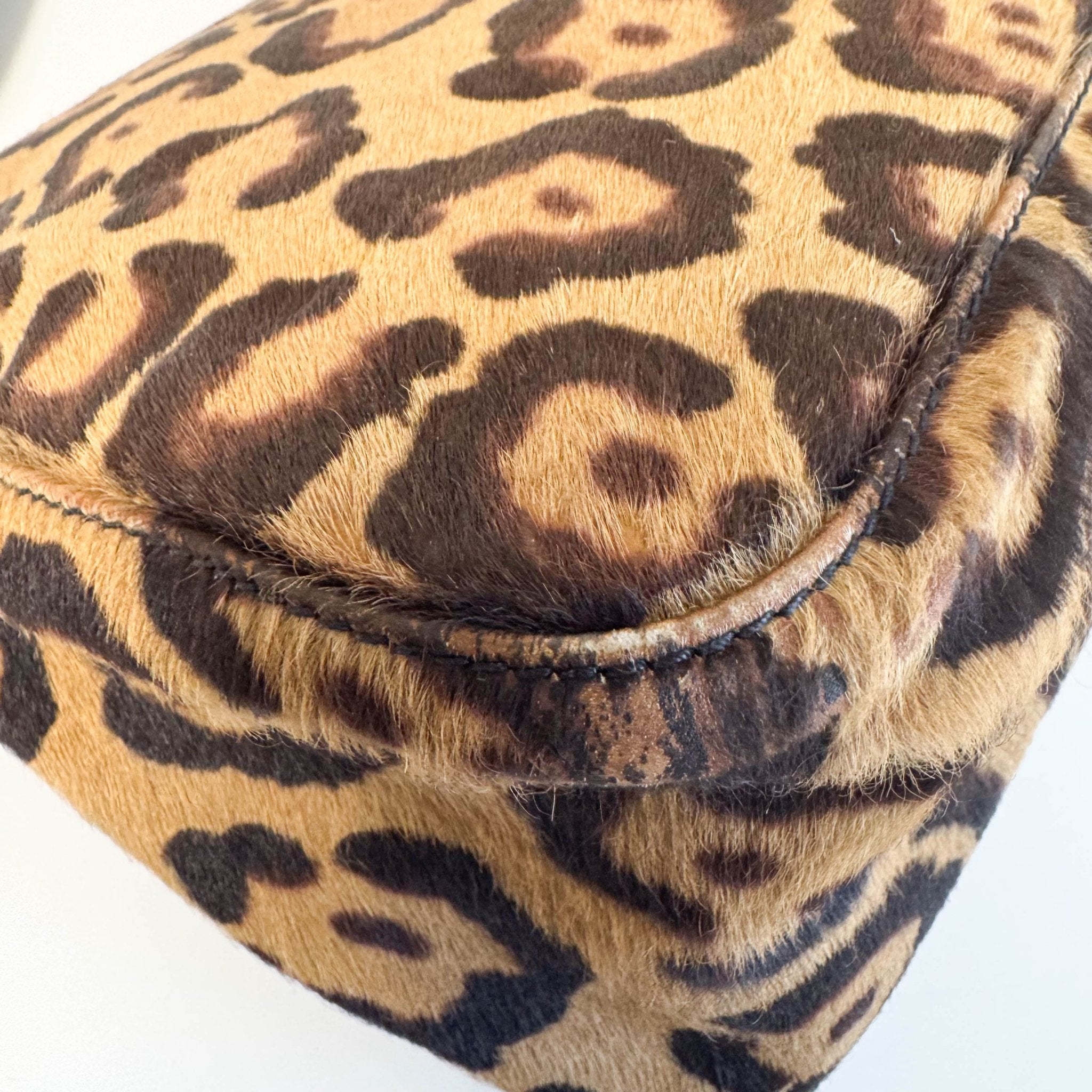 FENDI Mamma Baguette Leopard Pony Hair Shoulder Bag, in , Sold by HIVE PRELOVED - Shoulder Bags, ,