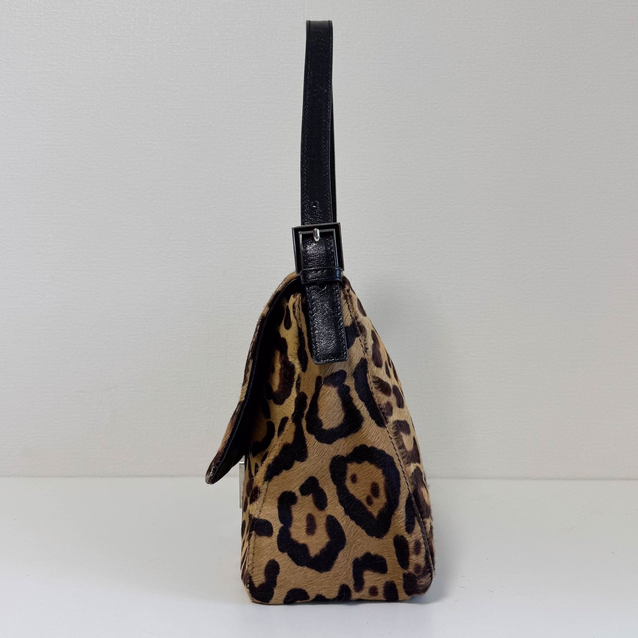 FENDI Mamma Baguette Leopard Pony Hair Shoulder Bag, in , Sold by HIVE PRELOVED - Shoulder Bags, ,