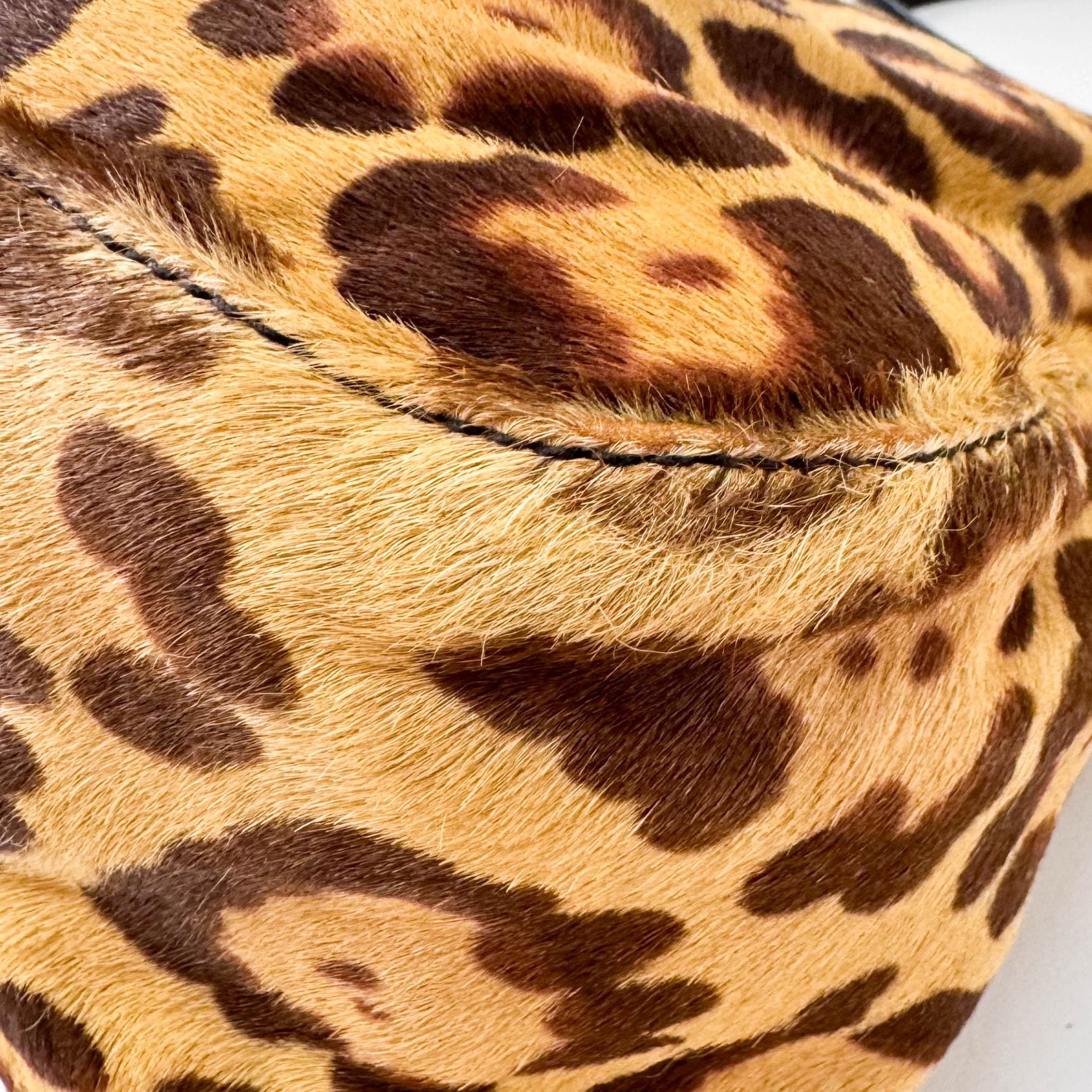 FENDI Mamma Baguette Leopard Print Pony Hair Shoulder Bag, in , Sold by HIVE PRELOVED - Shoulder Bags, ,