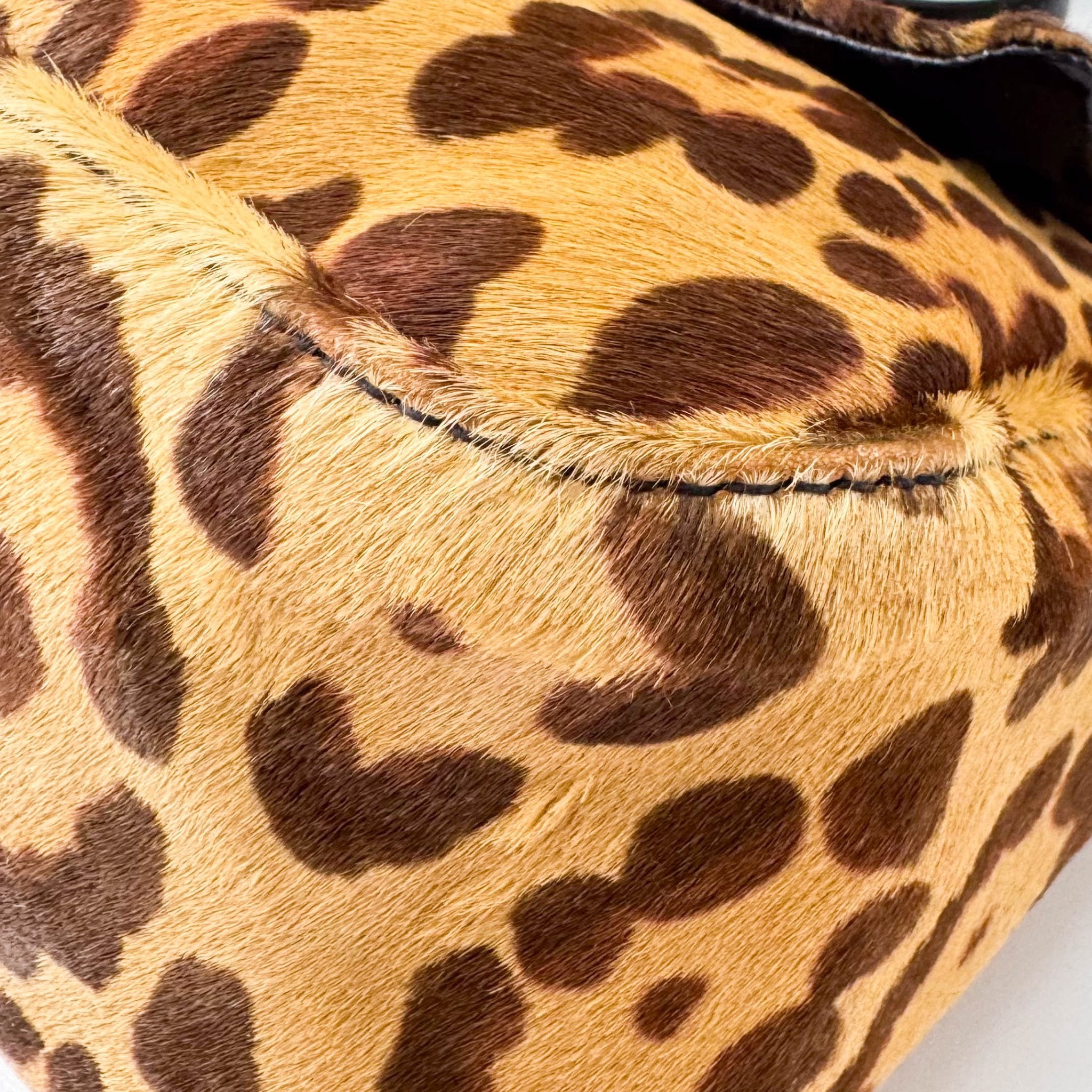 FENDI Mamma Baguette Leopard Print Pony Hair Shoulder Bag, in , Sold by HIVE PRELOVED - Shoulder Bags, ,