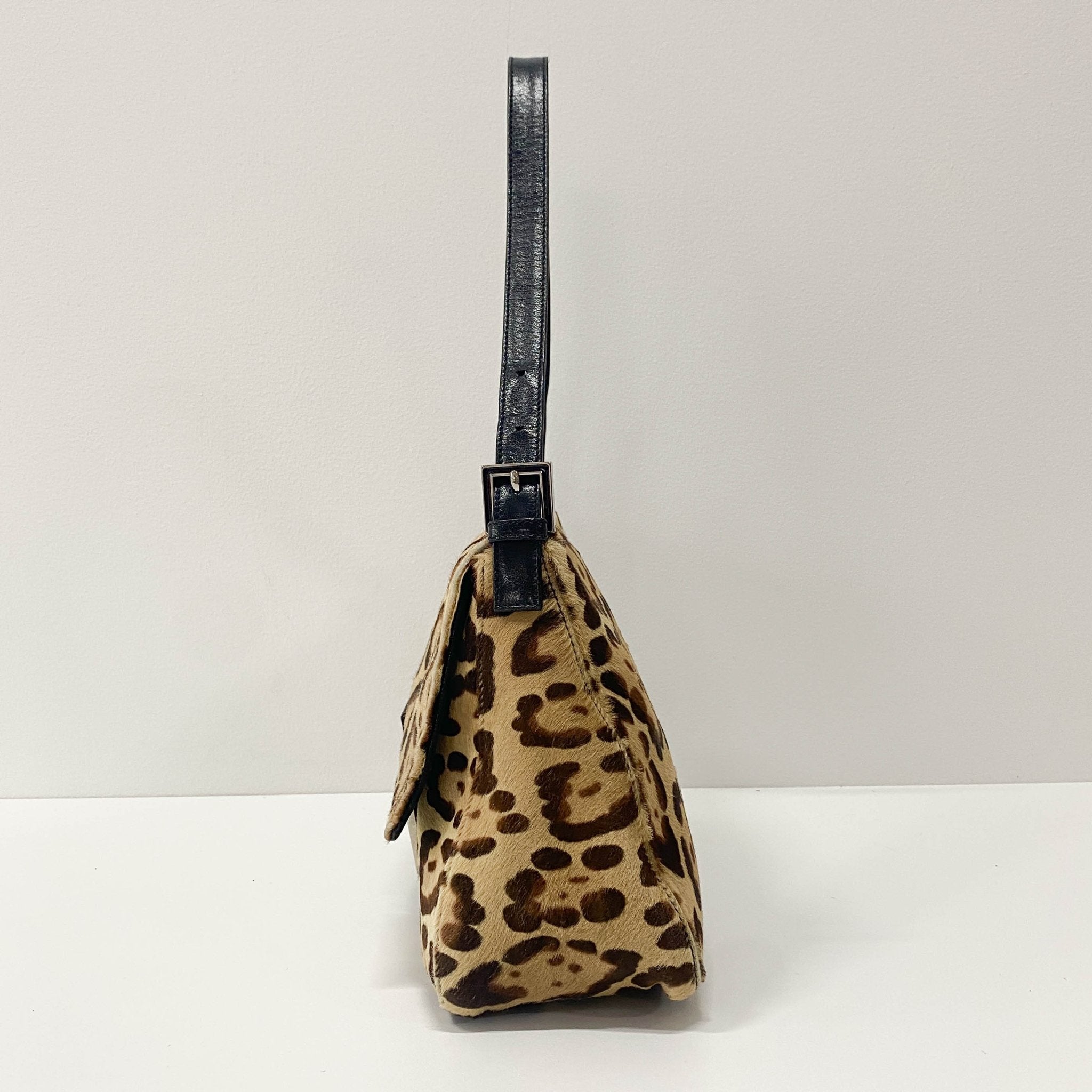 FENDI Mamma Baguette Leopard Print Pony Hair Shoulder Bag, in , Sold by HIVE PRELOVED - Shoulder Bags, ,