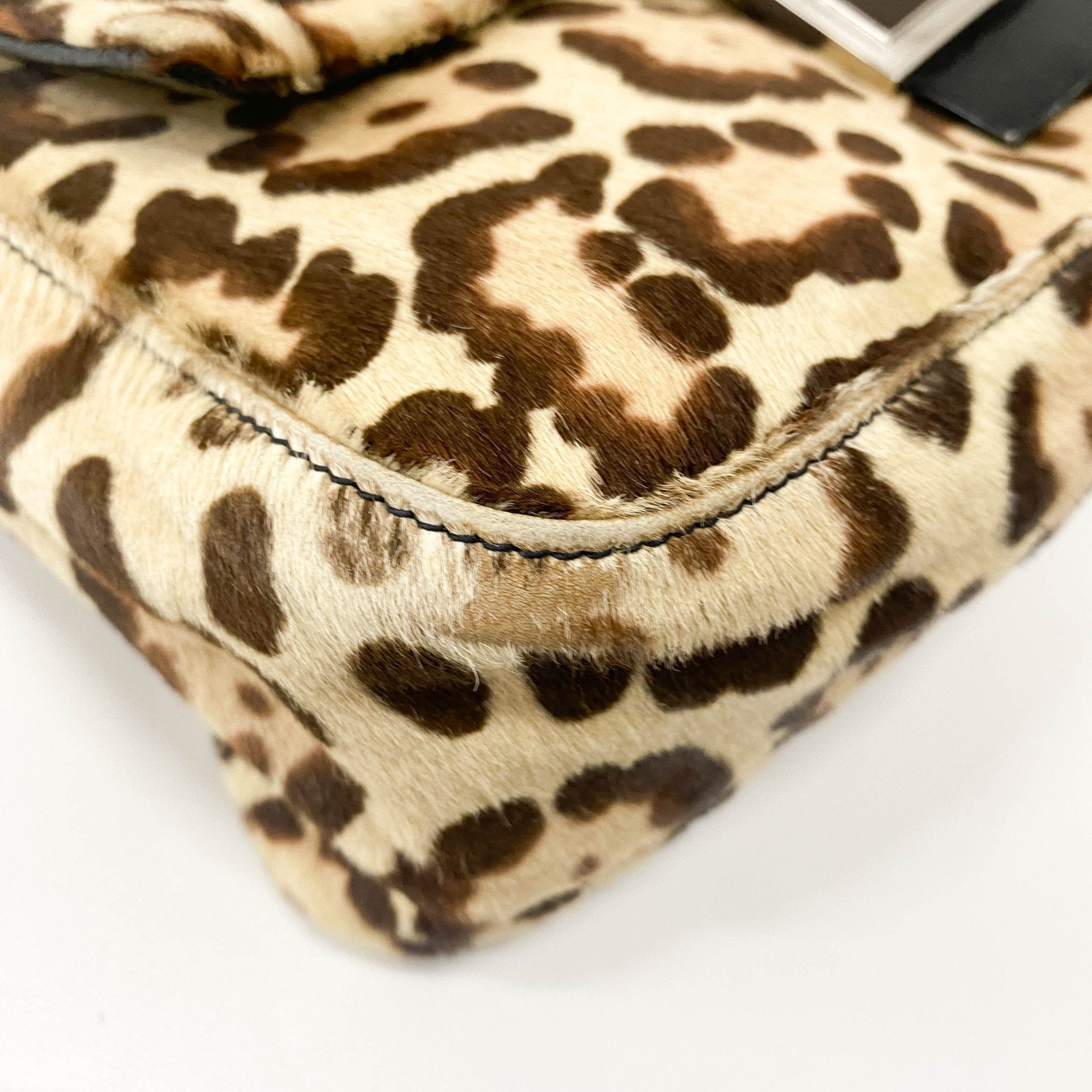 FENDI Mamma Baguette Leopard Print Pony Hair Shoulder Bag, in , Sold by HIVE PRELOVED - Shoulder Bags, ,