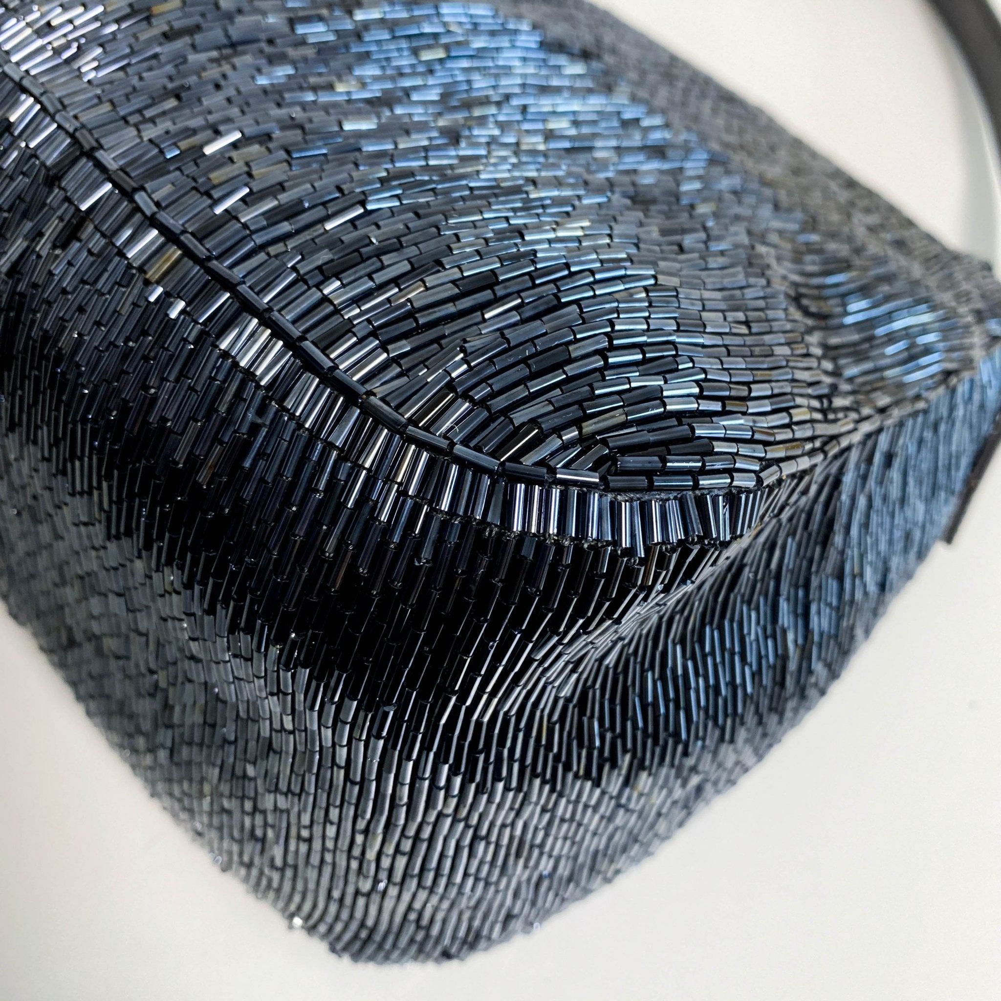 FENDI Mamma Baguette Metalic Blue Beaded Shoulder Bag, in , Sold by HIVE PRELOVED - Shoulder Bags, ,