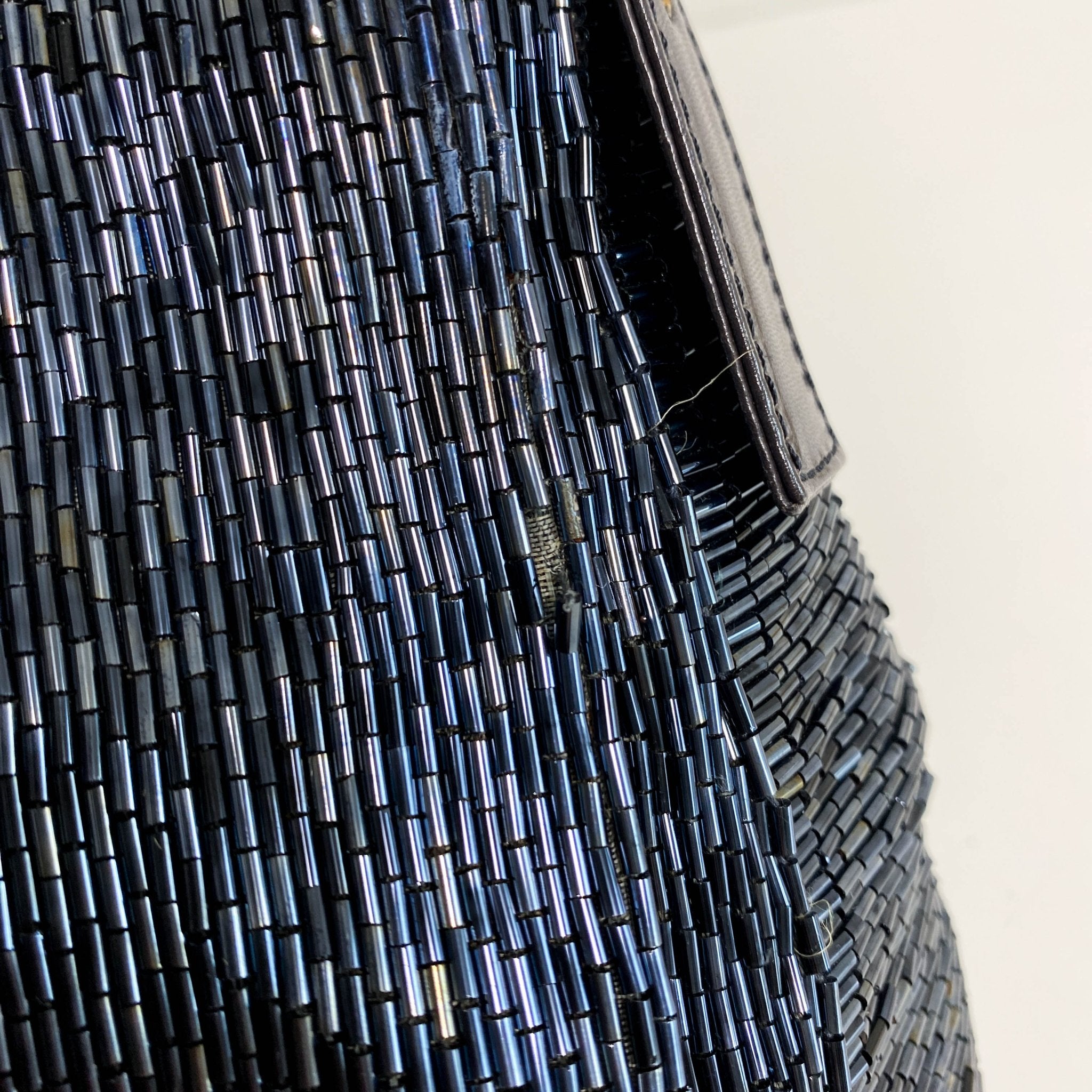 FENDI Mamma Baguette Metalic Blue Beaded Shoulder Bag, in , Sold by HIVE PRELOVED - Shoulder Bags, ,