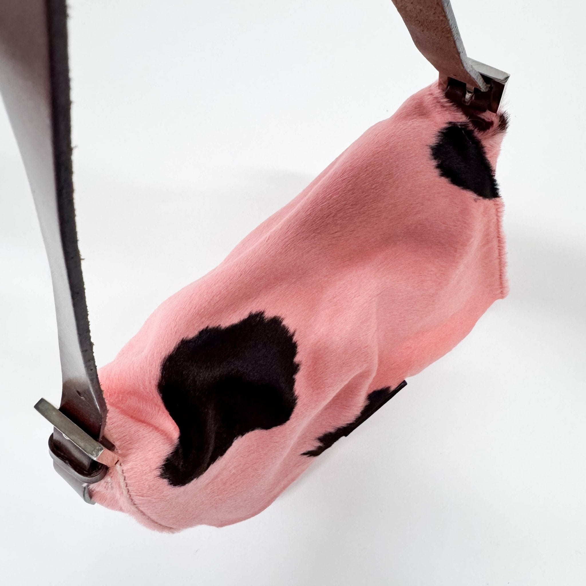 FENDI Mamma Baguette Pink Pony Hair Cow Print Shoulder Bag, in , Sold by HIVE PRELOVED - Shoulder Bags, ,