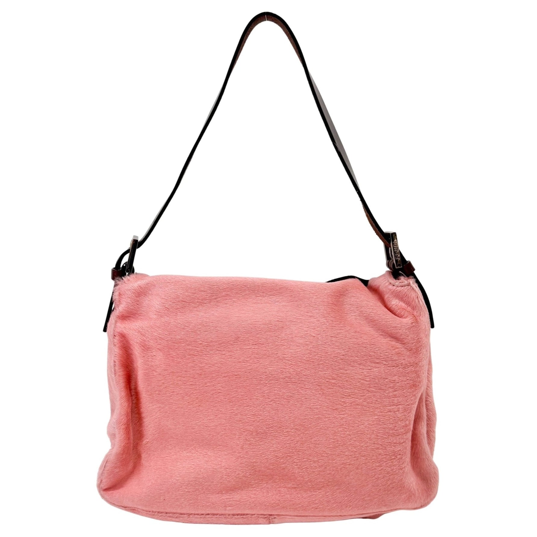 FENDI Mamma Baguette Pink Pony Hair Cow Print Shoulder Bag, in , Sold by HIVE PRELOVED - Shoulder Bags, ,